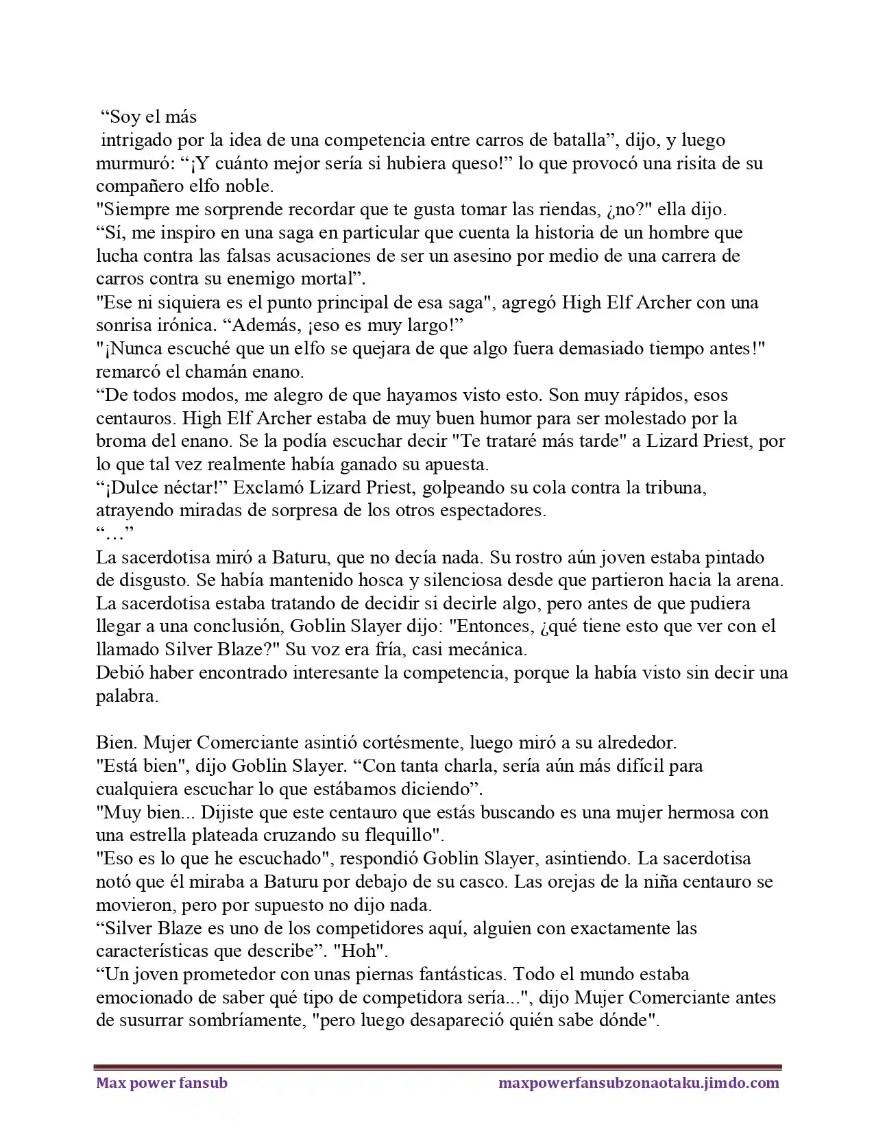 GOBLIR SLEYER VOLUMEN 15 (Novela) - Capítulo 4 - Página 26 - LectorTMOo