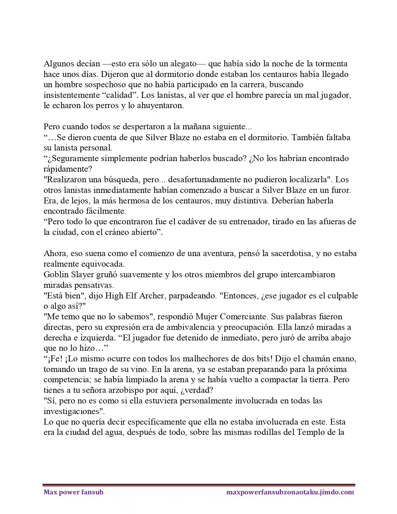 GOBLIR SLEYER VOLUMEN 15 (Novela) - Capítulo 4 - Página 27 - LectorTMOo