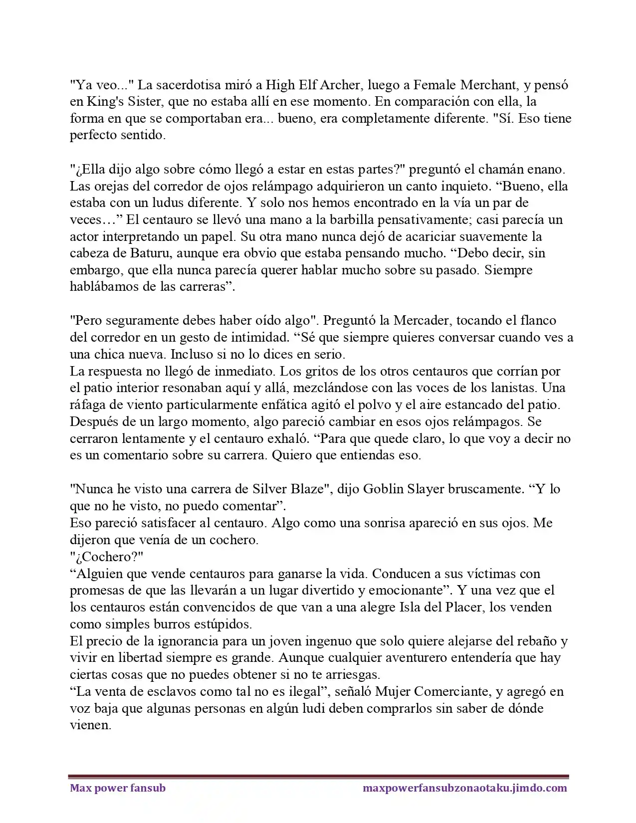 GOBLIR SLEYER VOLUMEN 15 (Novela) - Capítulo 4 - Página 35 - LectorTMOo