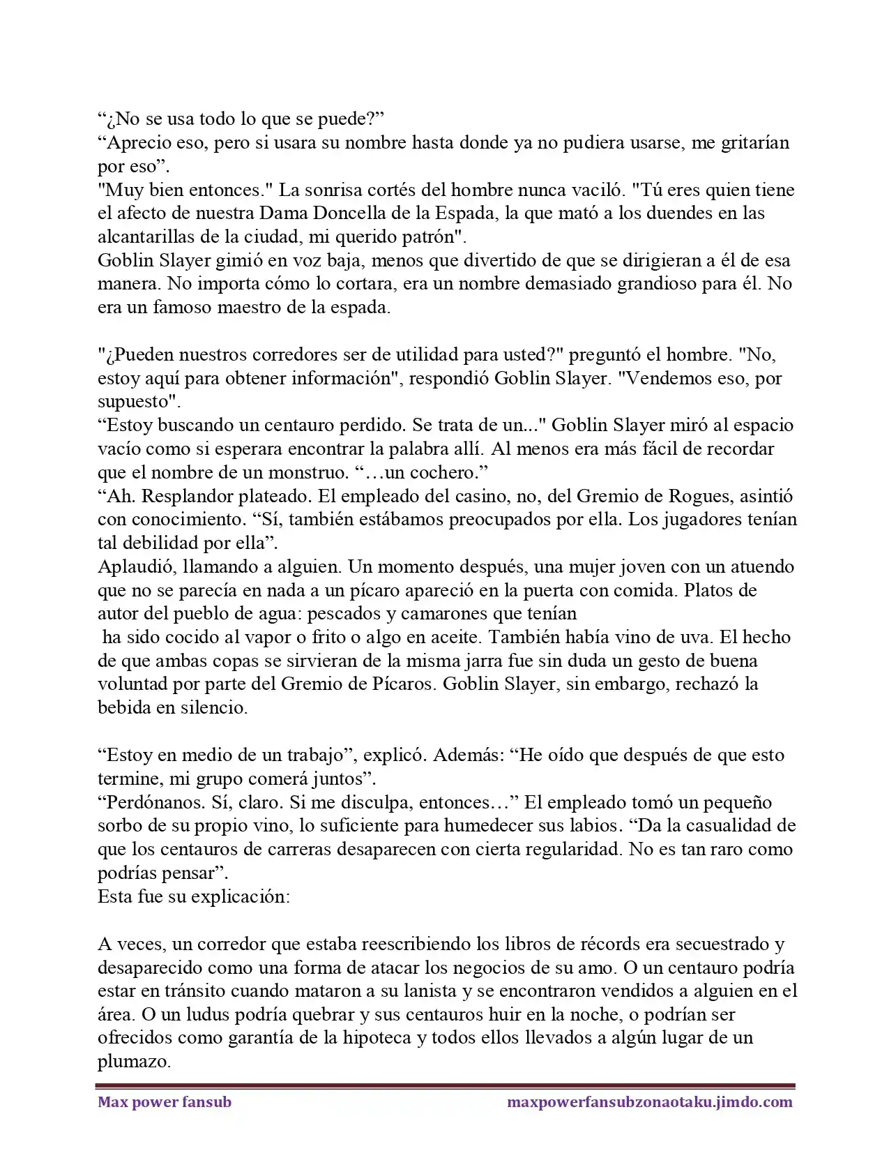 GOBLIR SLEYER VOLUMEN 15 (Novela) - Capítulo 4 - Página 44 - LectorTMOo