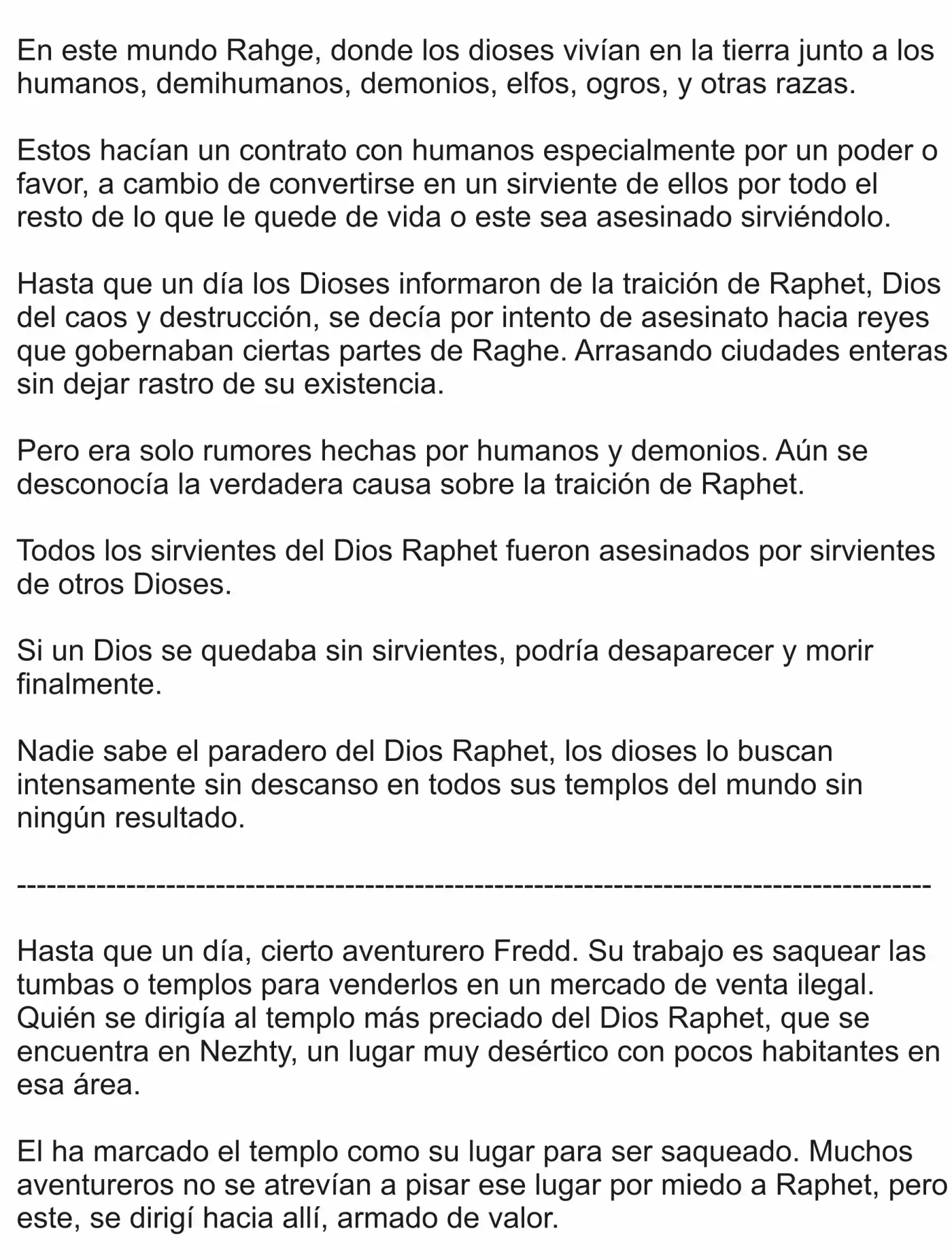 GOD BANISHED (Novela) - Capítulo - Página 1 - LectorTMOo