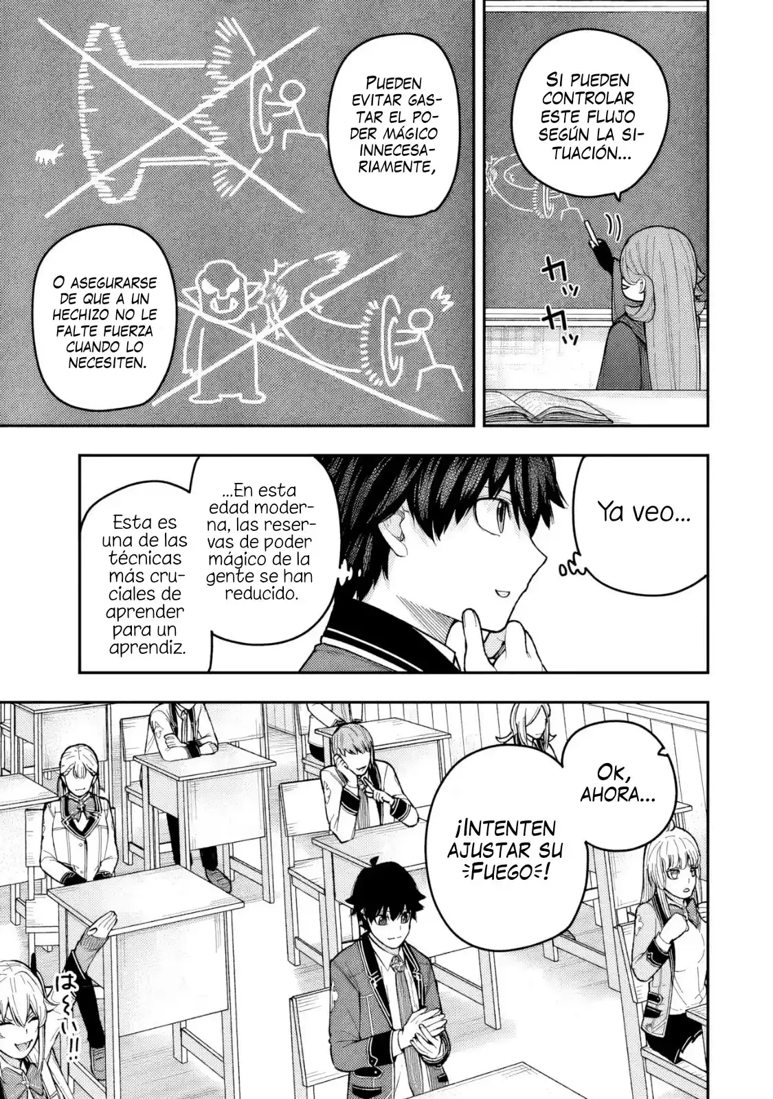 Gomi Ika da to Tsuihousareta Shounin, Jitsu wa Zensei Kenja Desu ~Shijou Saikyou no Kenja, Sekai Saikou Hou no Gakuen ni Kayou~ capítulo 10.1 página 8
