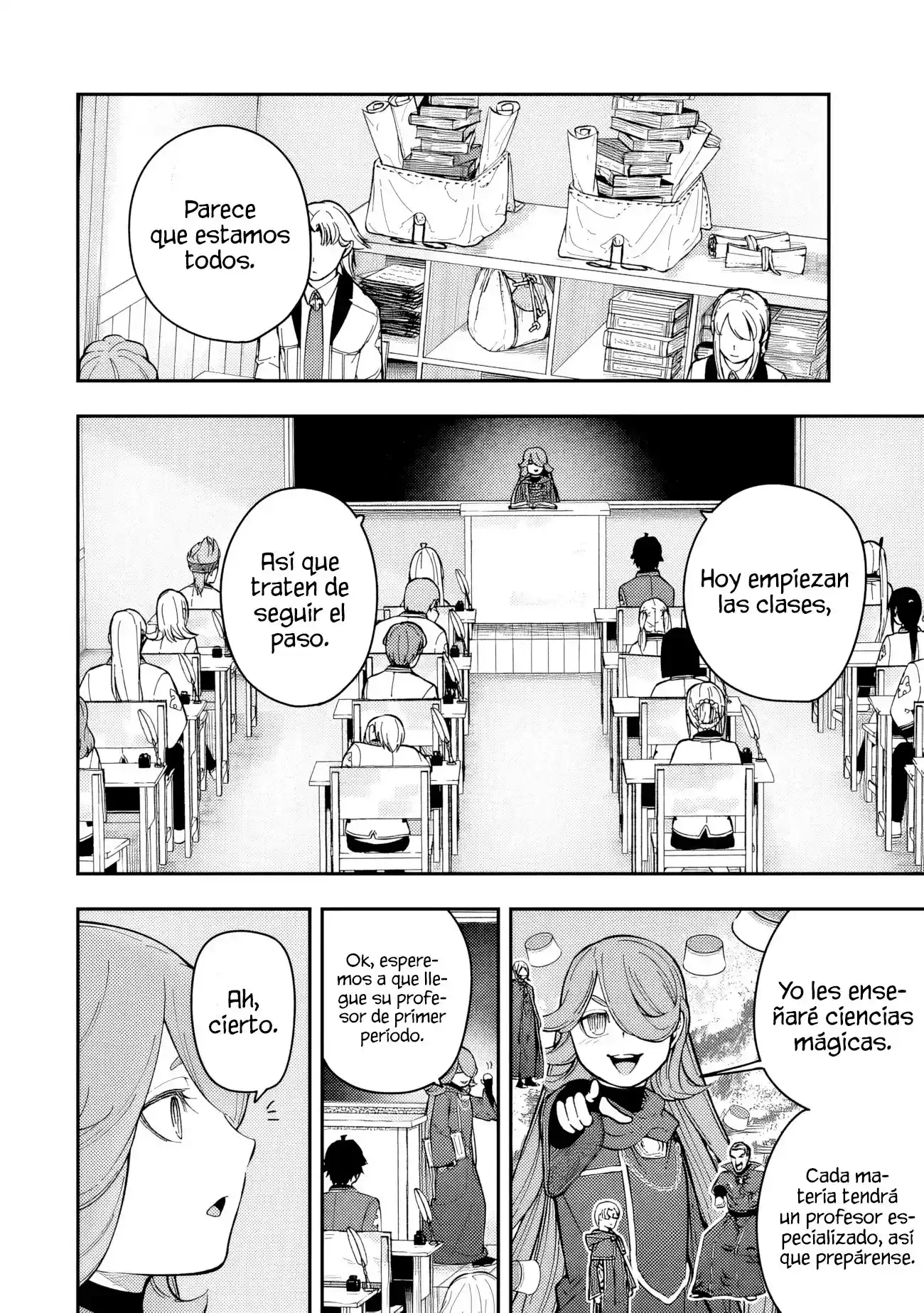 Gomi Ika da to Tsuihousareta Shounin, Jitsu wa Zensei Kenja Desu ~Shijou Saikyou no Kenja, Sekai Saikou Hou no Gakuen ni Kayou~ capítulo 6.1 página 27