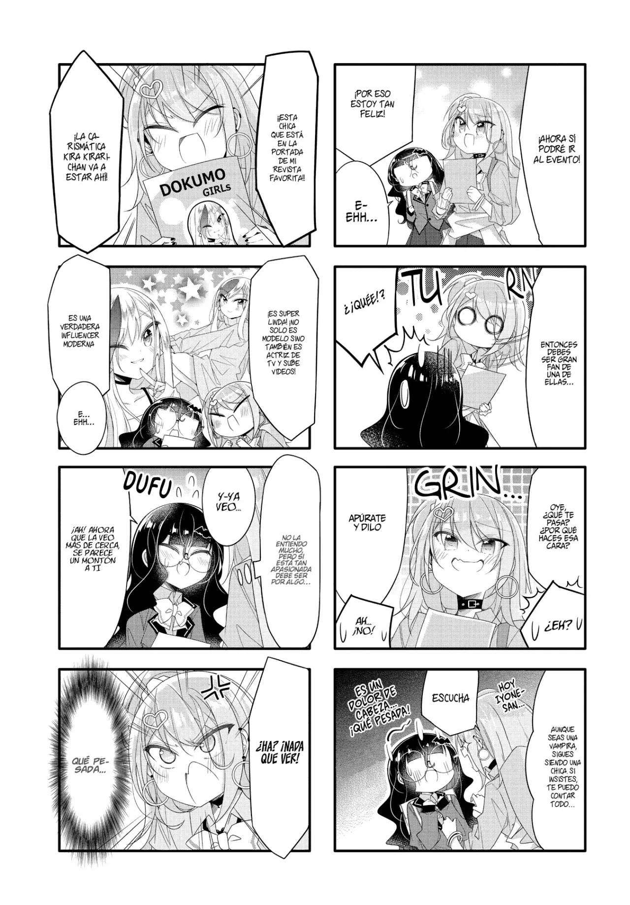 Gyaru To Nekura No Kyuuketsu Kankei - Capítulo 17 - Página 4 - LectorTMOo