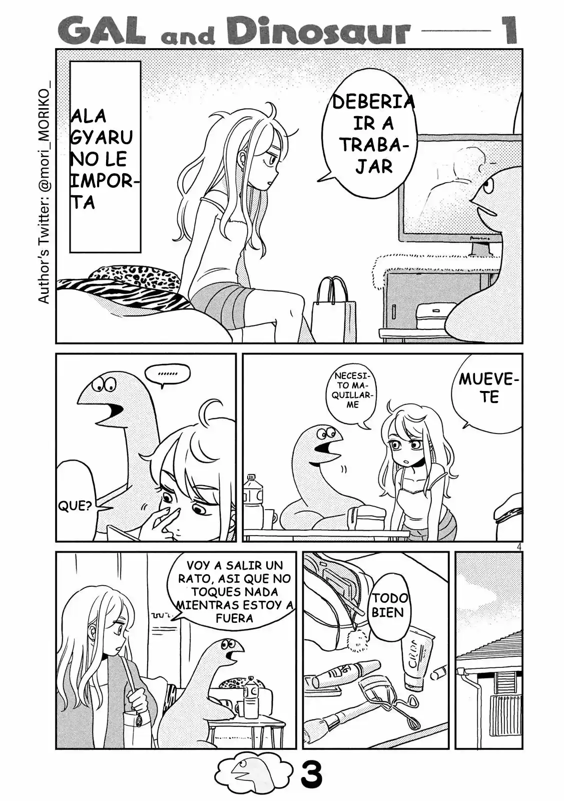 GYARU Y DINOSAURIO - Capítulo 1 - Página 4 - LectorTMOo