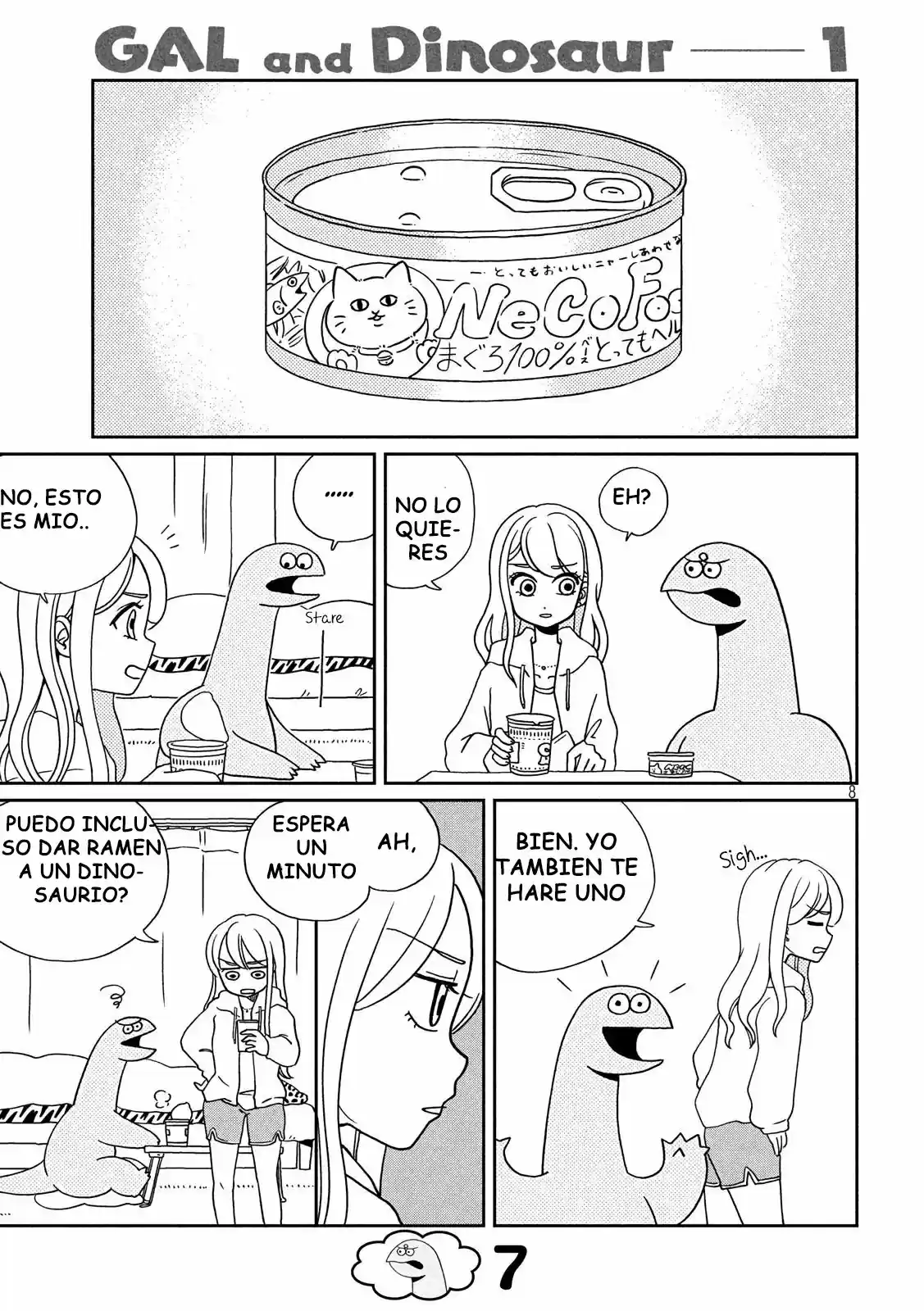 GYARU Y DINOSAURIO - Capítulo 1 - Página 8 - LectorTMOo