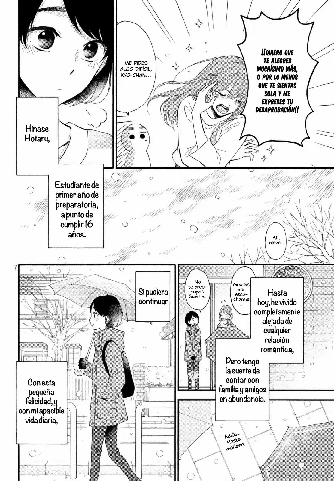 Hananoi-kun To Koi No Yamai - Capítulo 1 - Página 8 - LectorTMOo