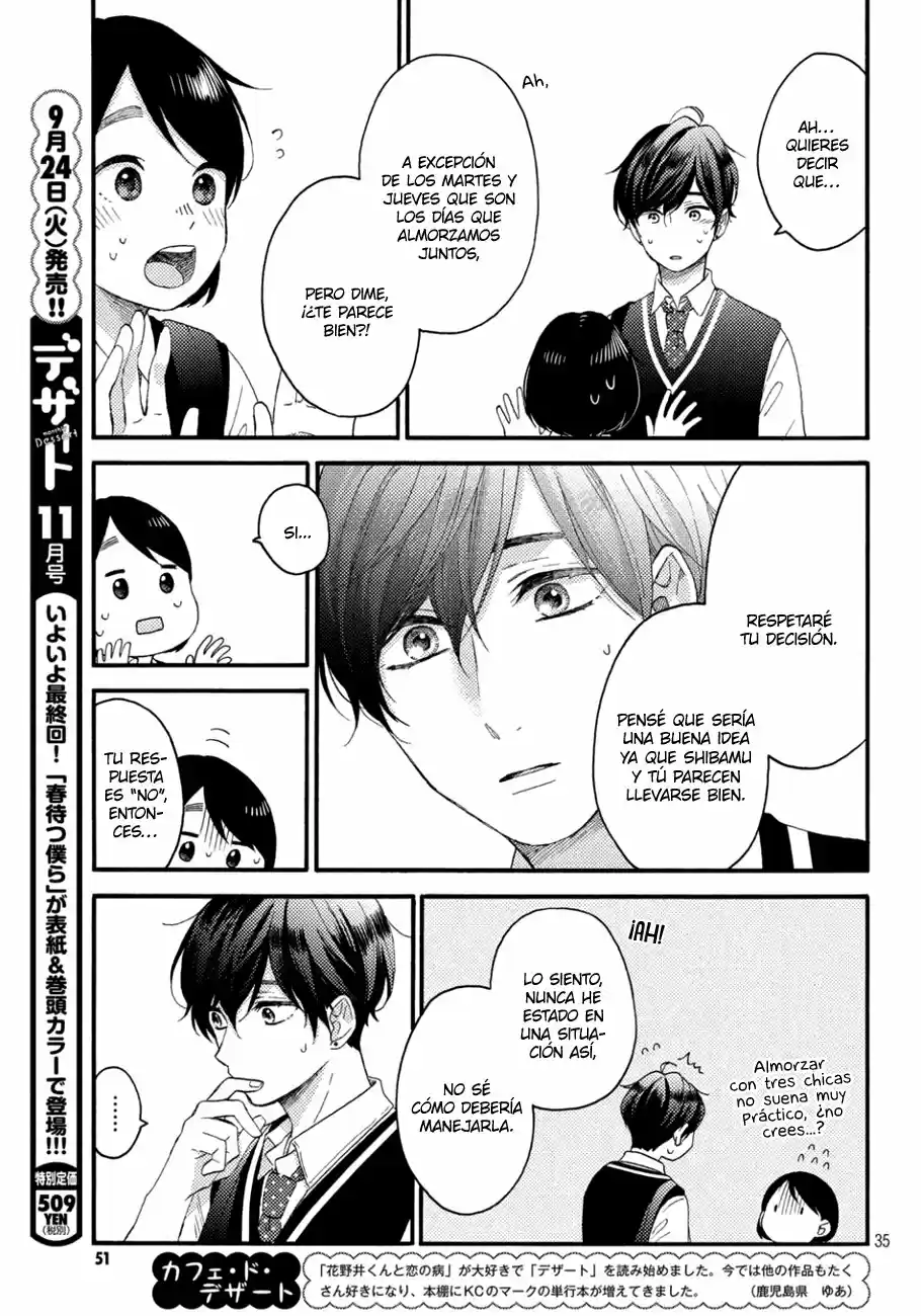 Hananoi-kun To Koi No Yamai - Capítulo 17 - Página 37 - LectorTMOo
