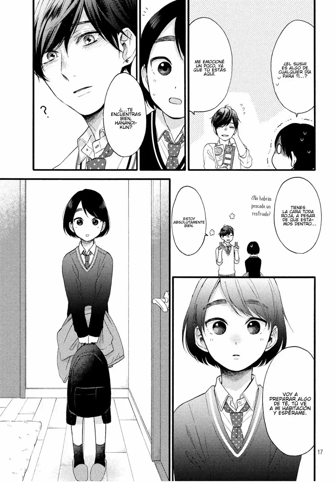 Hananoi-kun To Koi No Yamai - Capítulo 3 - Página 17 - LectorTMOo