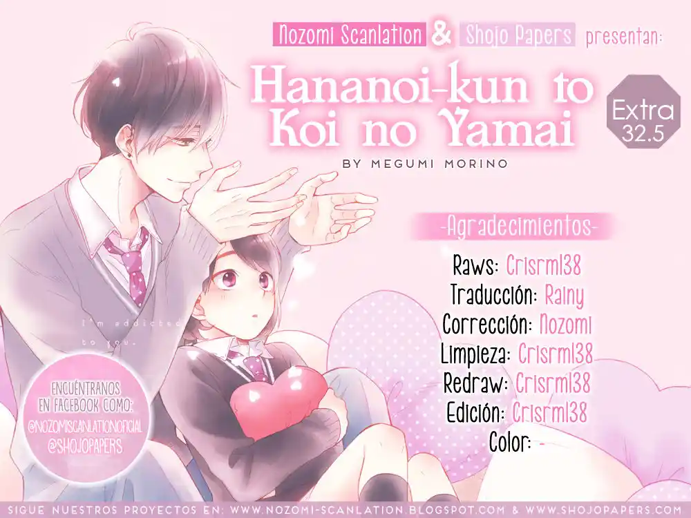 Hananoi-kun To Koi No Yamai - Capítulo 32.50 - Página 1 - LectorTMOo