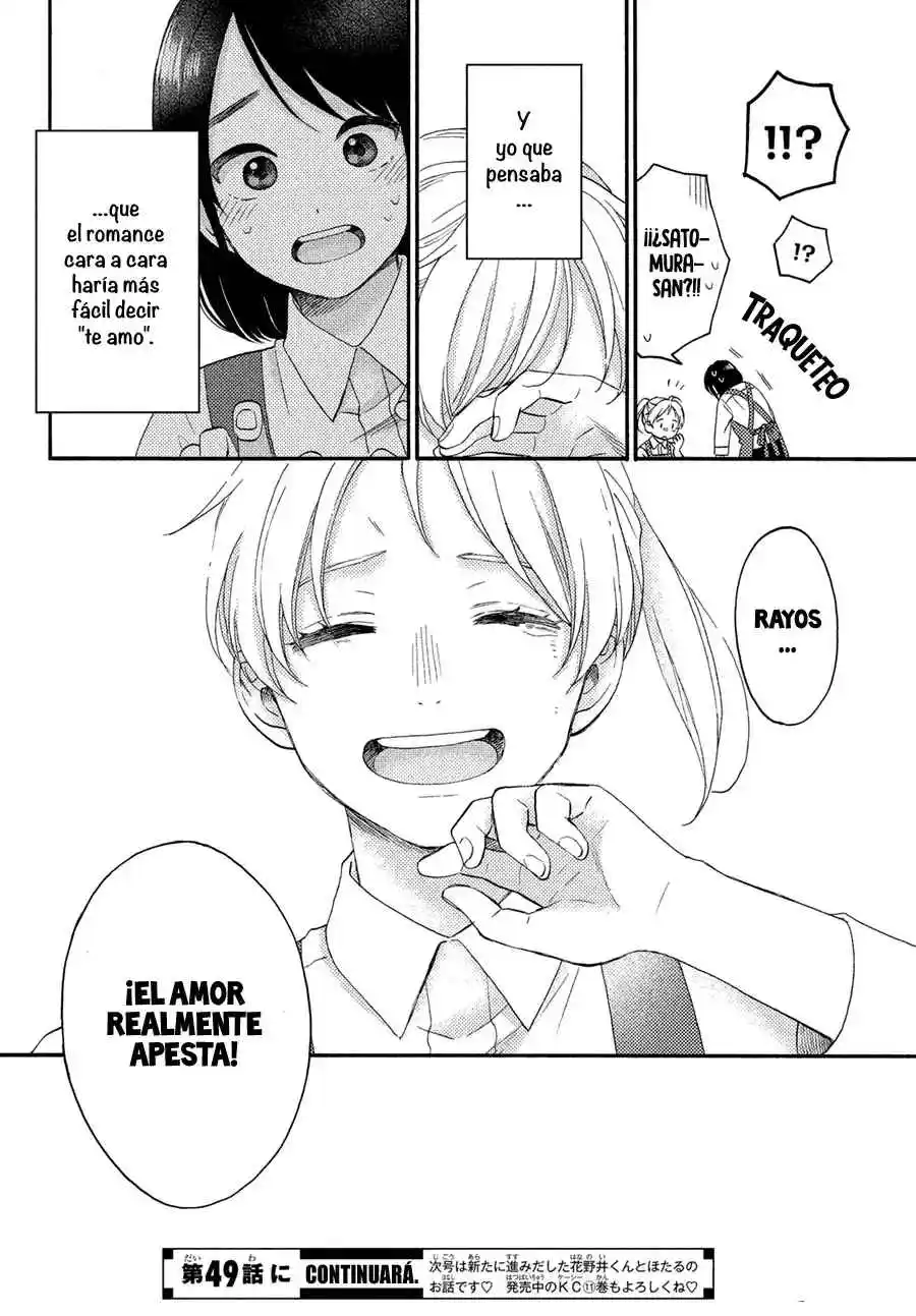 Hananoi-kun To Koi No Yamai - Capítulo 48 - Página 46 - LectorTMOo