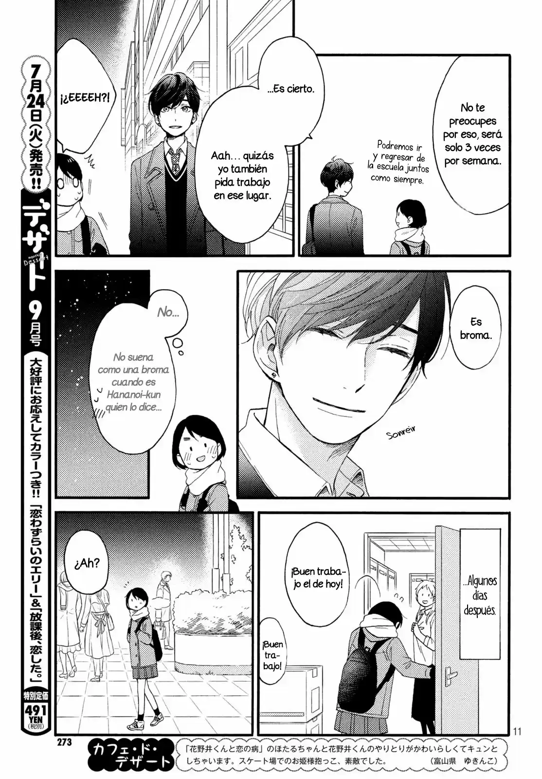 Hananoi-kun To Koi No Yamai - Capítulo 6 - Página 12 - LectorTMOo