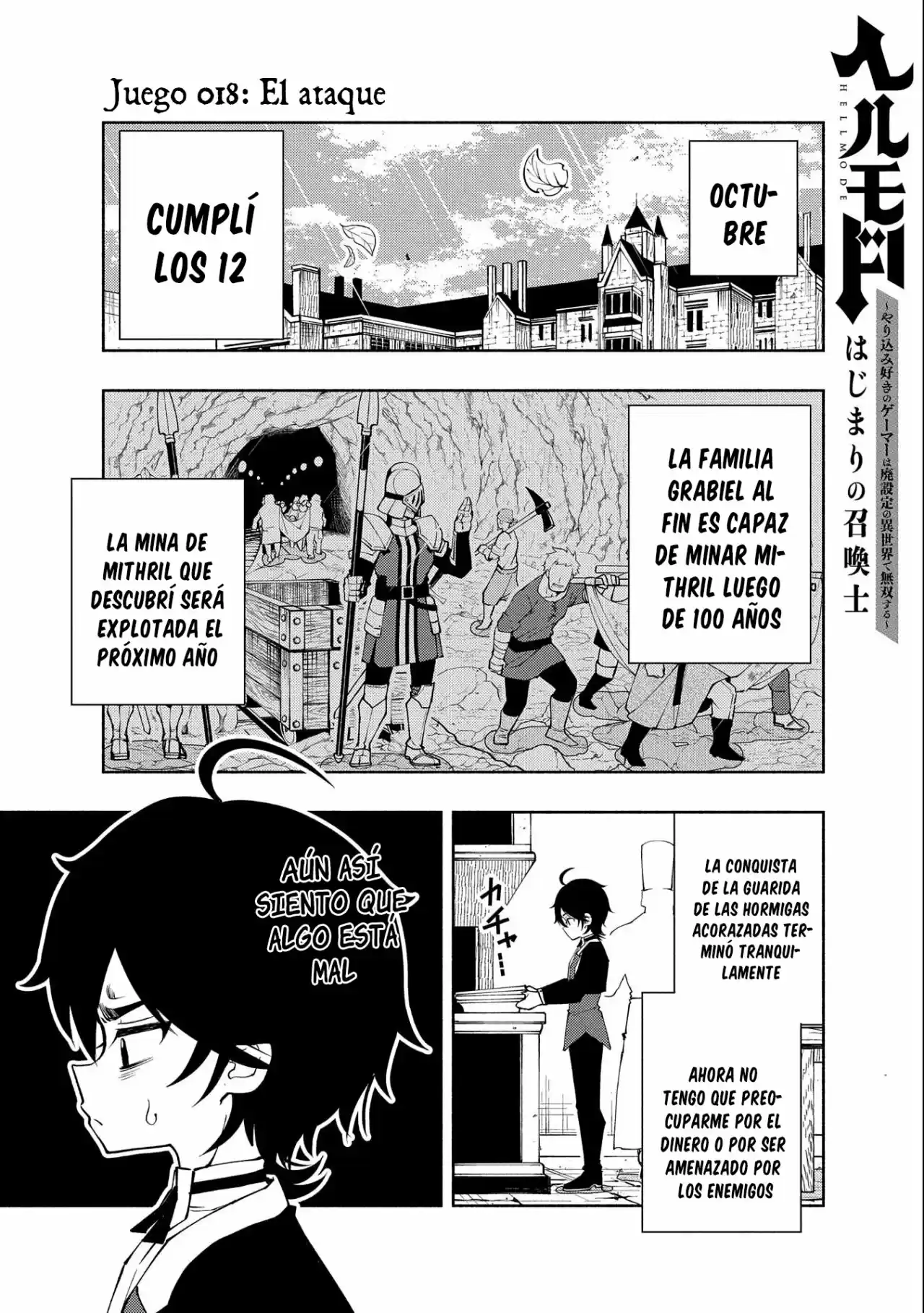 Hell Mode: Yarikomi Suki No Gamer Wa Hai-settei No Isekai De Musou Suru - Hajimari No Shoukanshi - Capítulo 18 - Página 3 - LectorTMOo