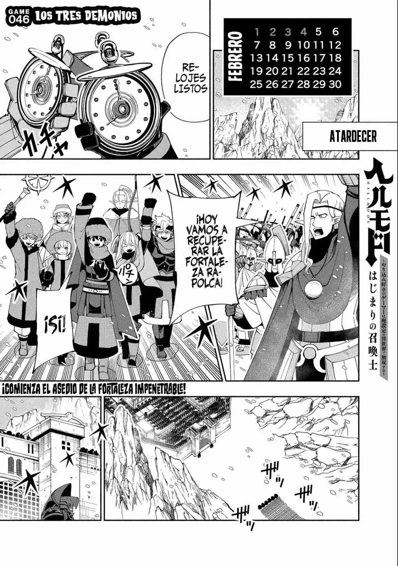 Hell Mode: Yarikomi Suki No Gamer Wa Hai-settei No Isekai De Musou Suru - Hajimari No Shoukanshi - Capítulo 46 - Página 4 - LectorTMOo