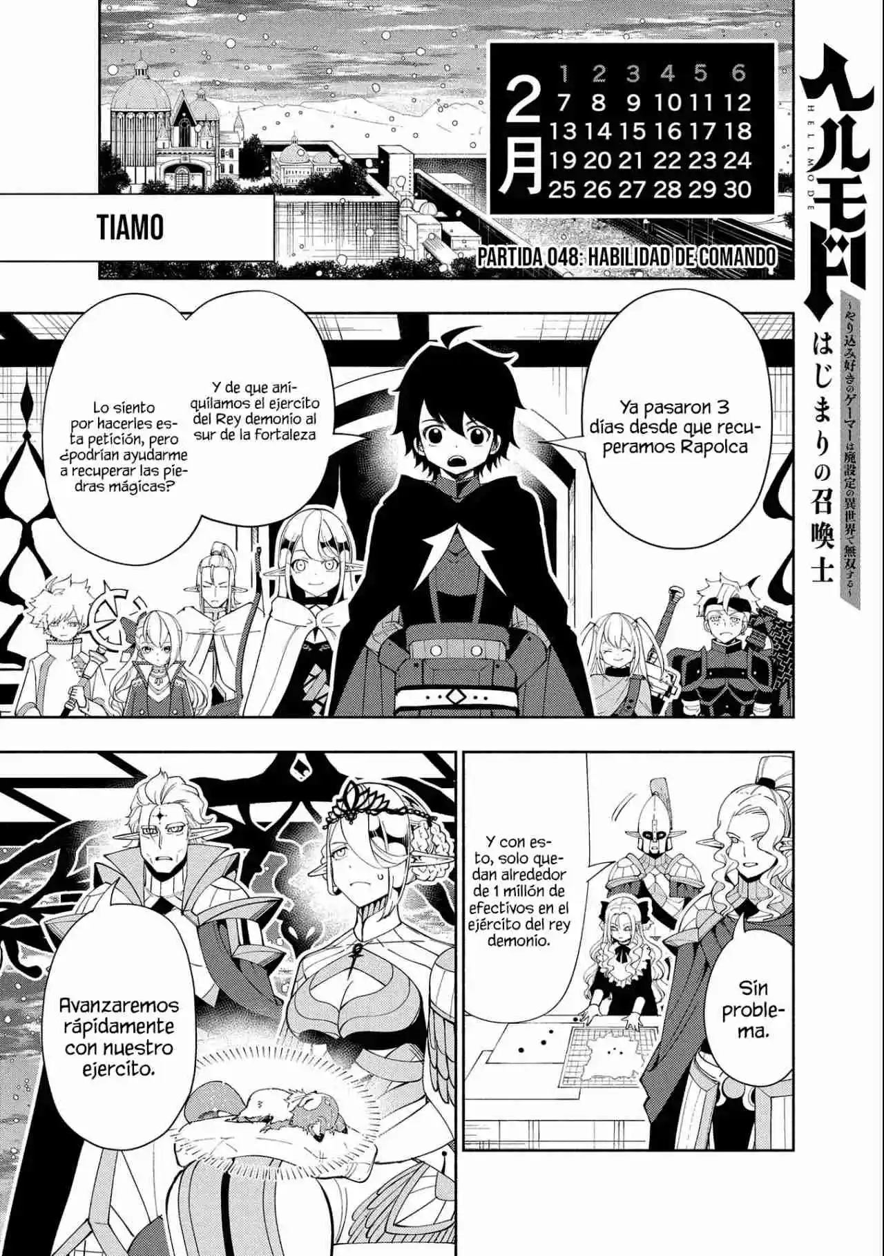 Hell Mode: Yarikomi Suki No Gamer Wa Hai-settei No Isekai De Musou Suru - Hajimari No Shoukanshi - Capítulo 48 - Página 4 - LectorTMOo