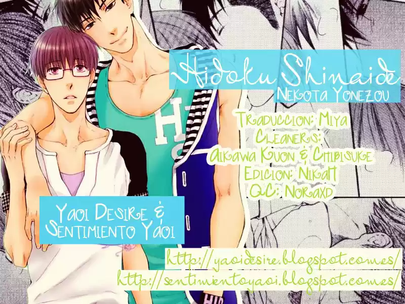 Hidoku Shinaide - Capítulo 14 - Página 30 - LectorTMOo