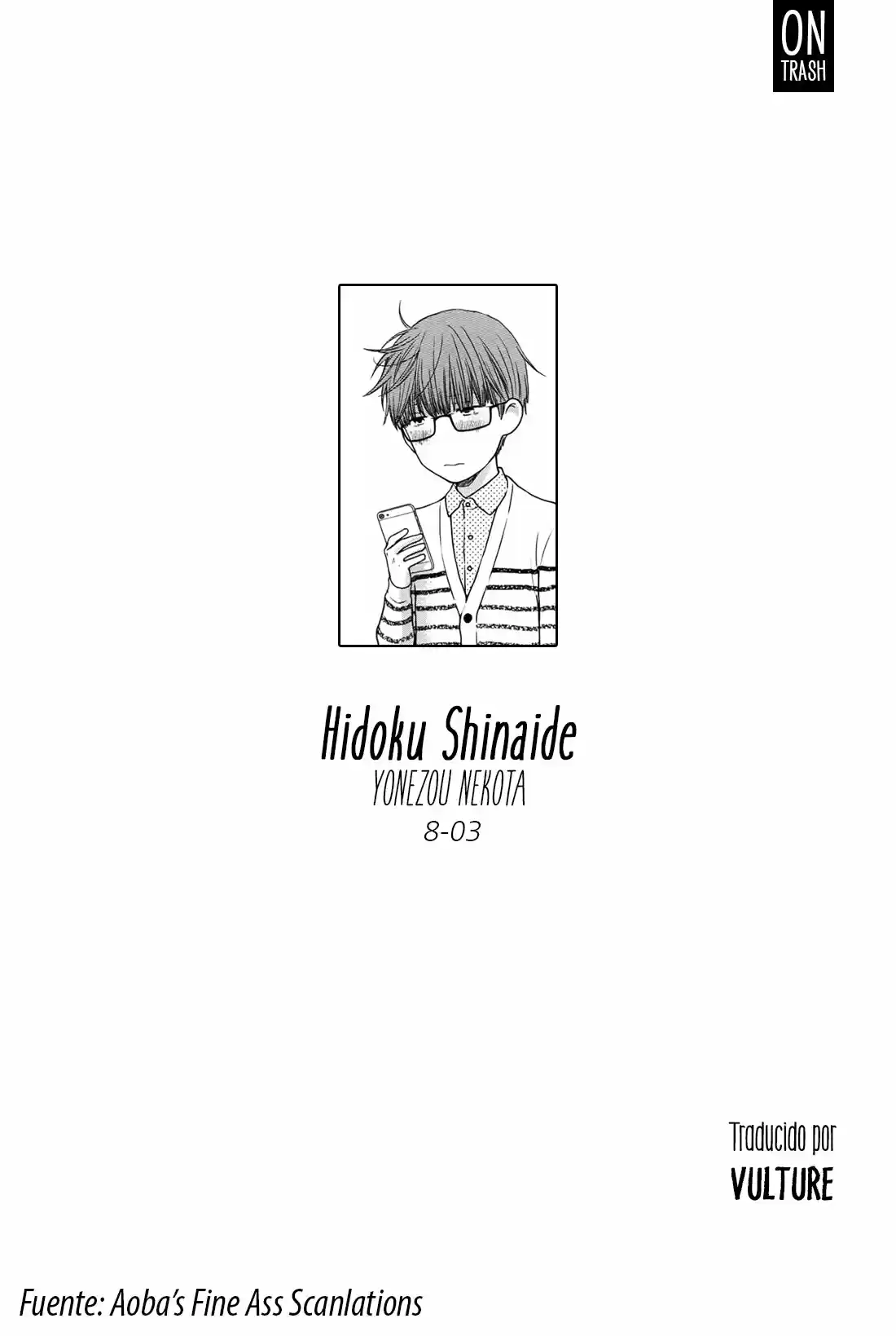 Hidoku Shinaide - Capítulo 42 - Página 1 - LectorTMOo