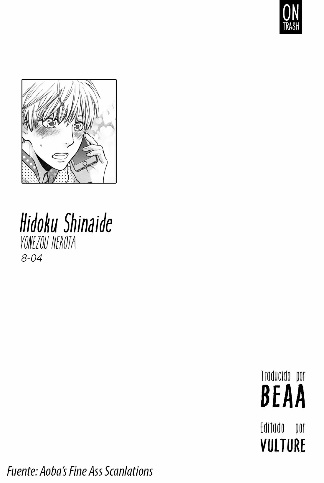 Hidoku Shinaide - Capítulo 43 - Página 1 - LectorTMOo