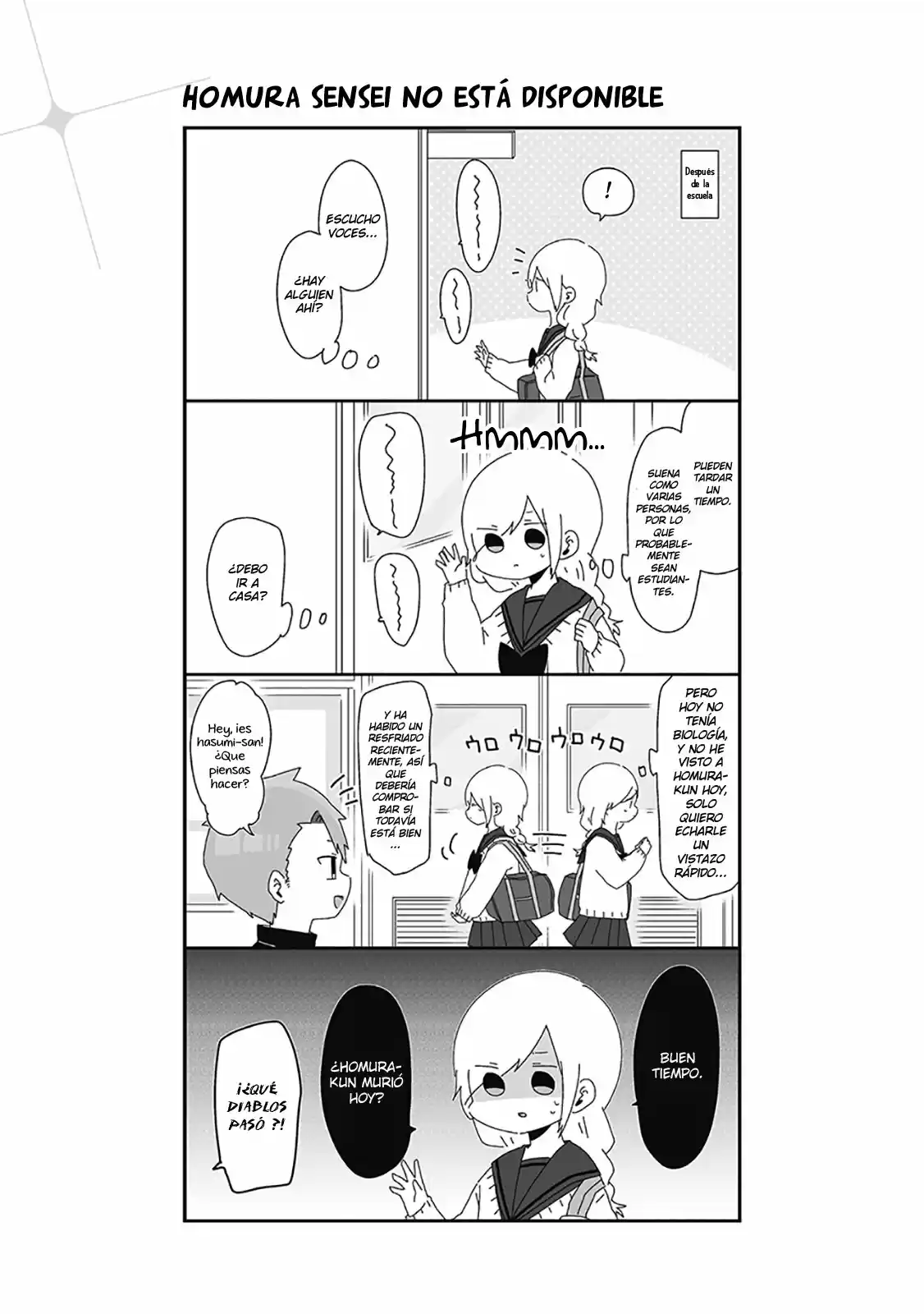 Homura Sensei Is Probably Unpopular capítulo 10 página 1