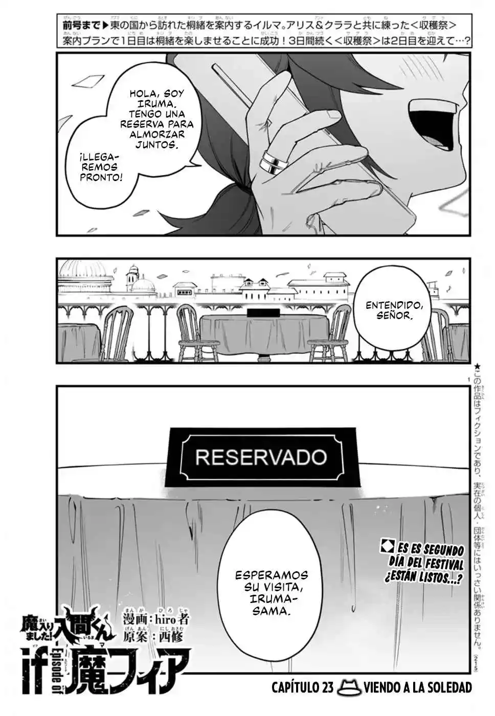 Iruma-kun: If Mafia - Capítulo 23 - Página 2 - LectorTMOo