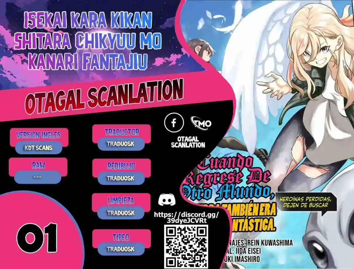 Isekai Kara Kikan Shitara Chikyuu Mo Kanari Fantajiu Deshita. Ato, Makeheroin-domo Kocchi Minna. - Capítulo 1 - Página 1 - LectorTMOo
