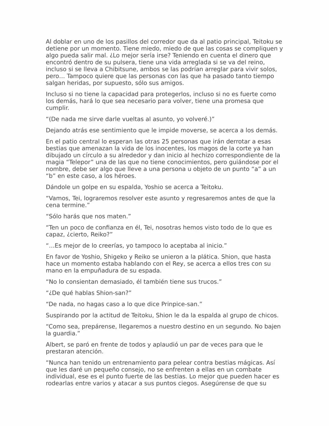 Isekai No Vigilant (Novela) - Capítulo 10 - Página 1 - LectorTMOo