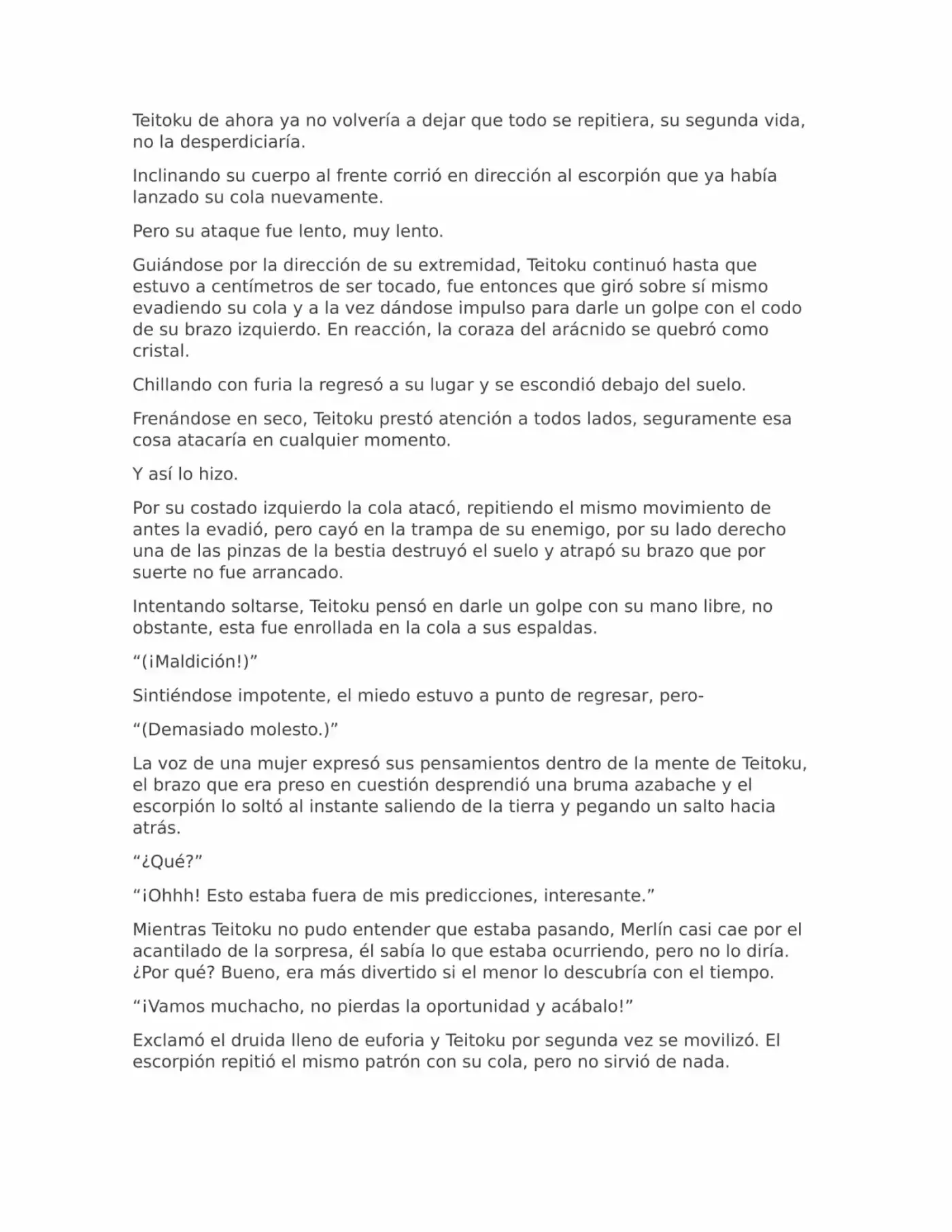 Isekai No Vigilant (Novela) - Capítulo 14 - Página 6 - LectorTMOo