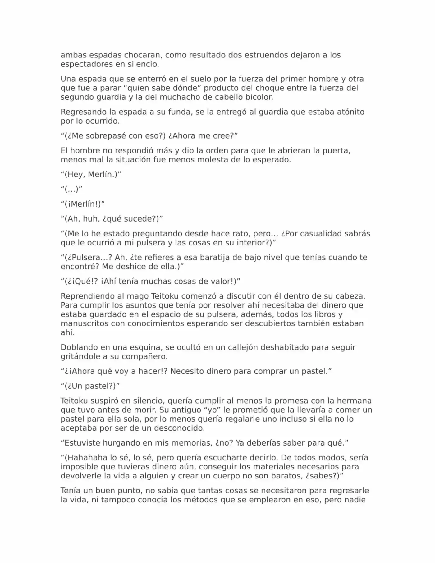 Isekai No Vigilant (Novela) - Capítulo 15 - Página 4 - LectorTMOo