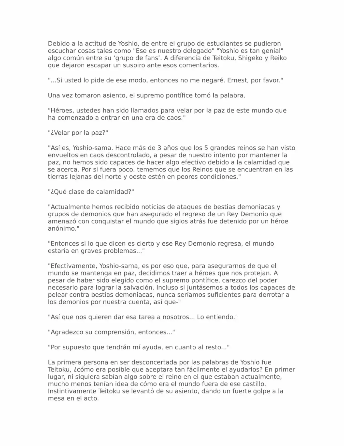 Isekai No Vigilant (Novela) - Capítulo 2 - Página 6 - LectorTMOo