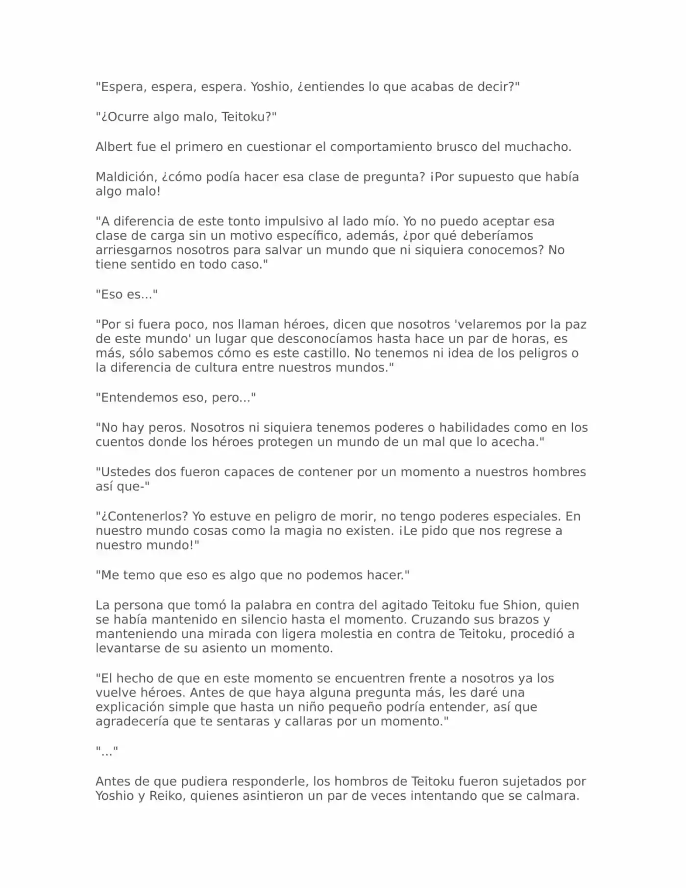 Isekai No Vigilant (Novela) - Capítulo 2 - Página 7 - LectorTMOo