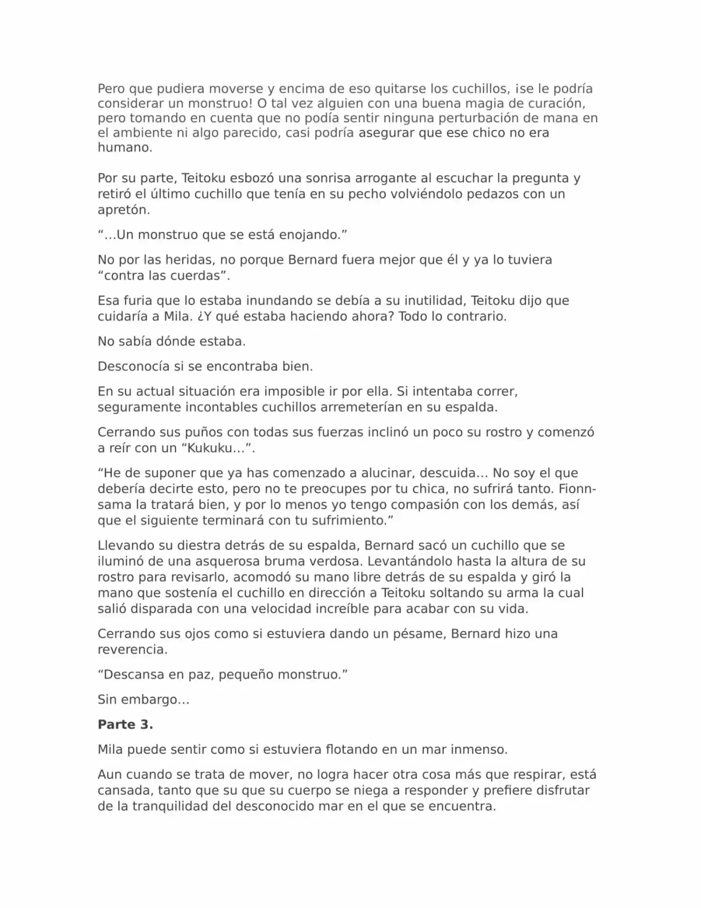 Isekai No Vigilant (Novela) - Capítulo 24 - Página 8 - LectorTMOo