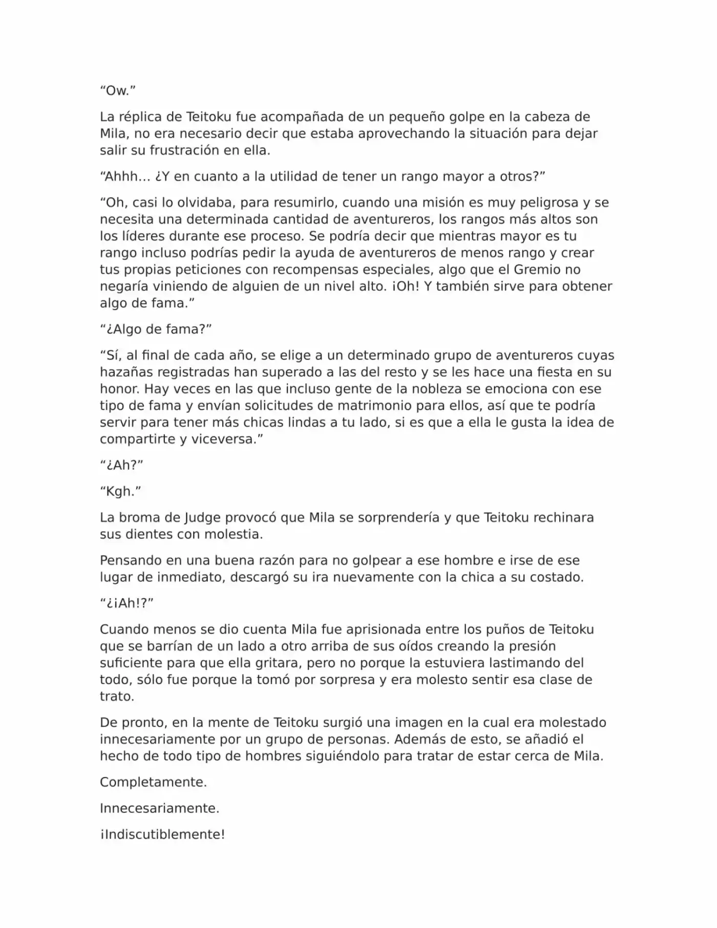 Isekai No Vigilant (Novela) - Capítulo 29 - Página 14 - LectorTMOo