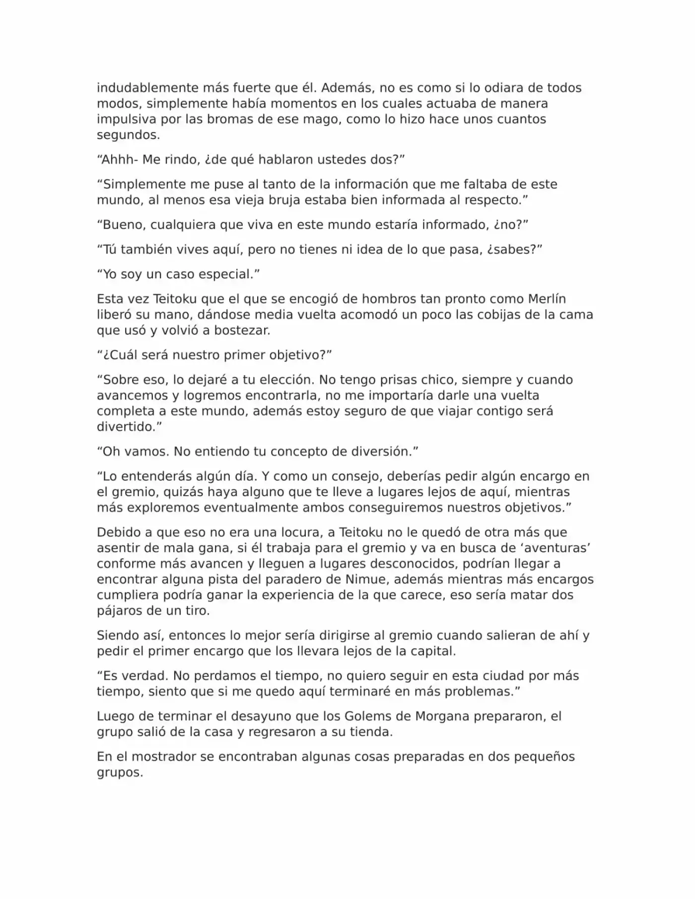 Isekai No Vigilant (Novela) - Capítulo 31 - Página 6 - LectorTMOo