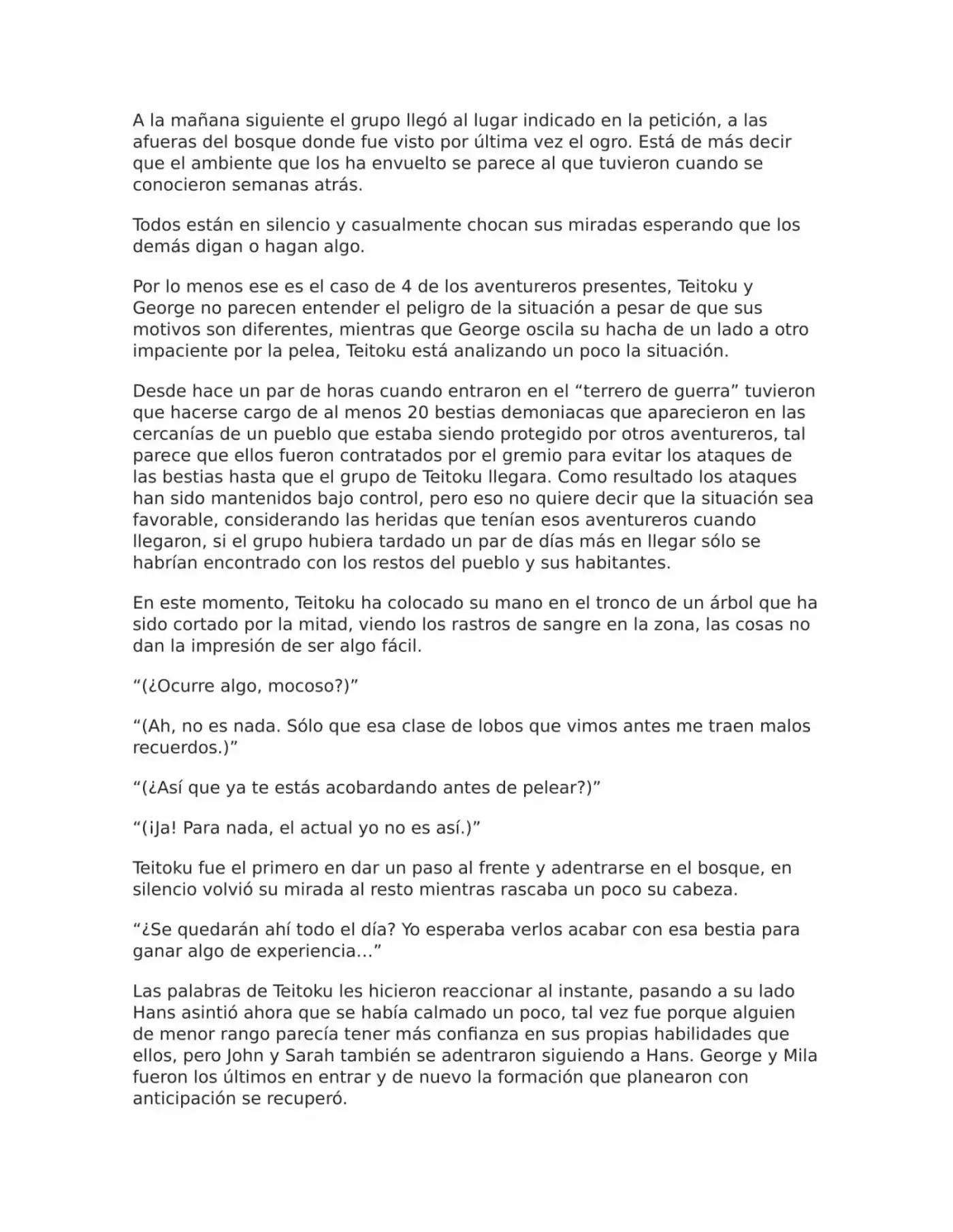 Isekai No Vigilant (Novela) - Capítulo 33 - Página 5 - LectorTMOo