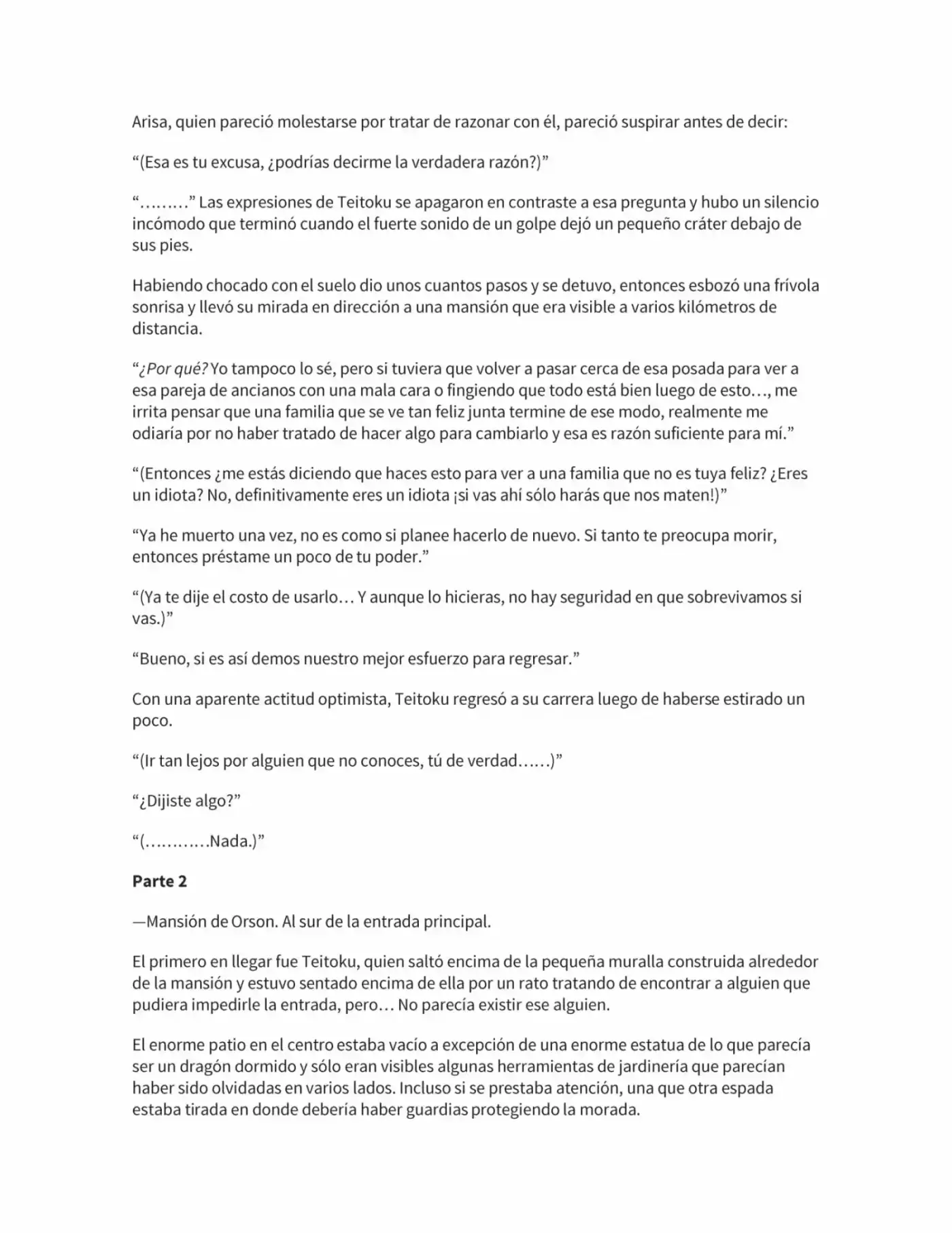 Isekai No Vigilant (Novela) - Capítulo 40 - Página 4 - LectorTMOo