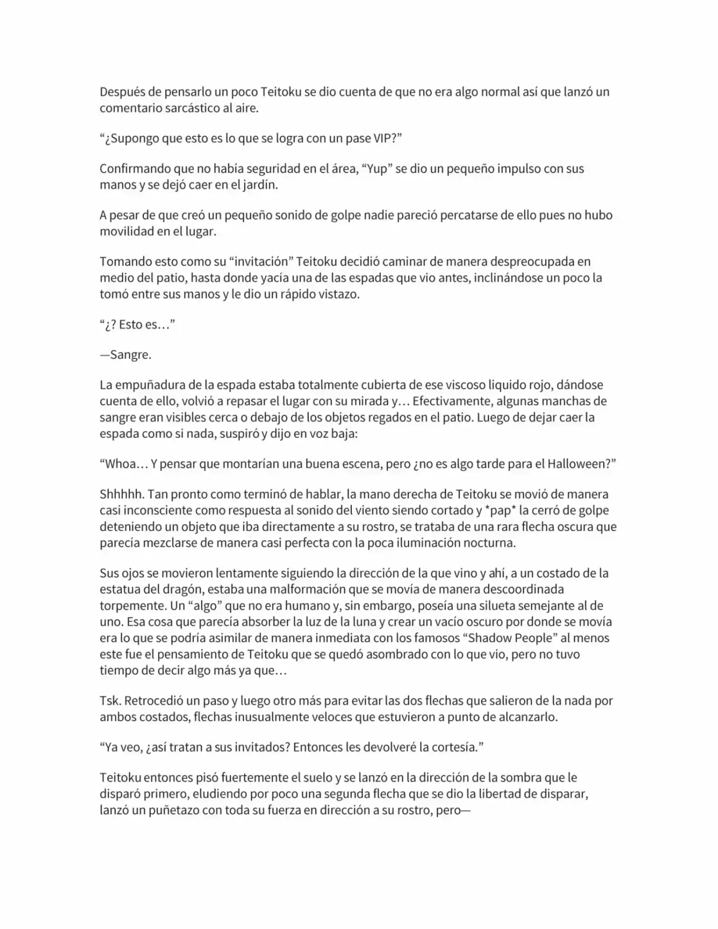 Isekai No Vigilant (Novela) - Capítulo 40 - Página 5 - LectorTMOo