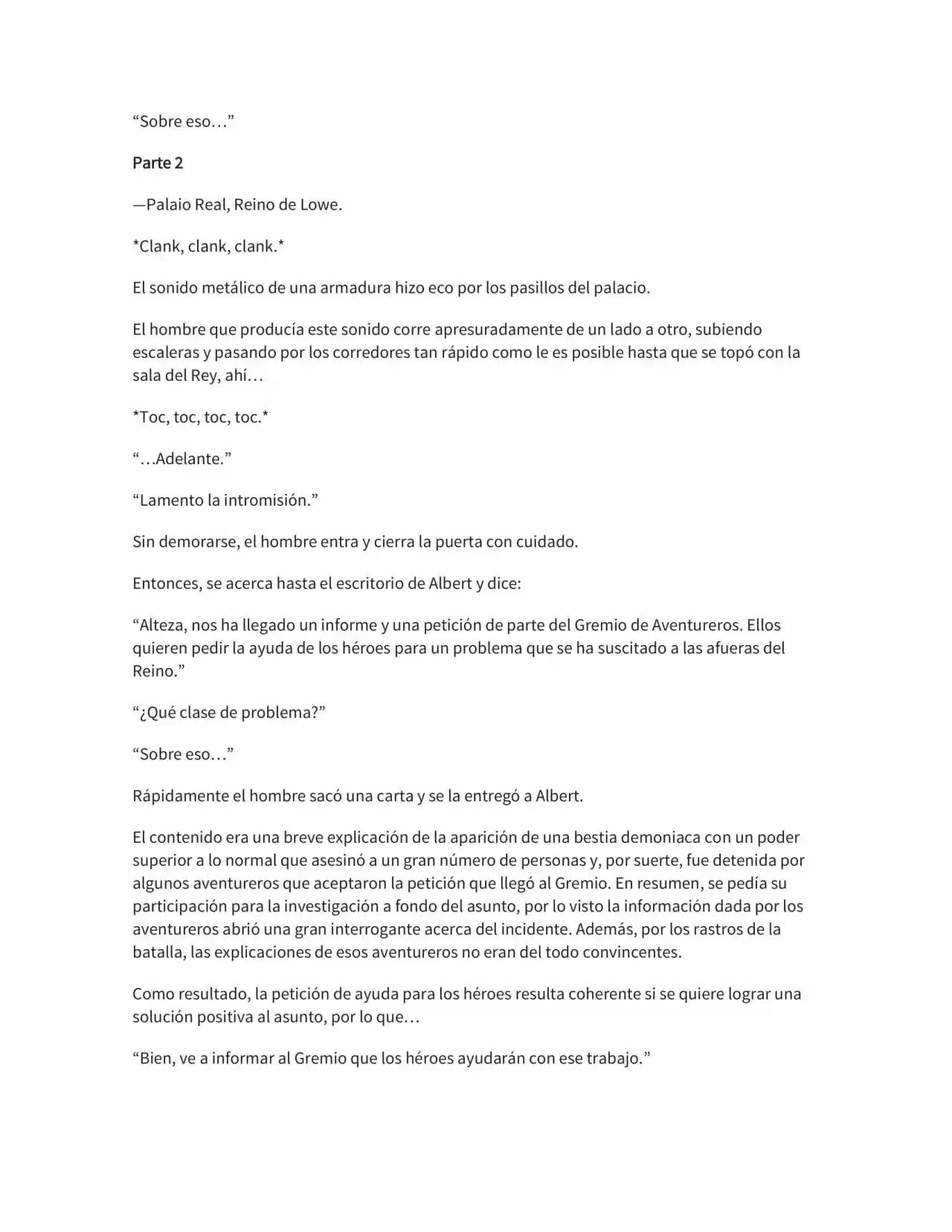 Isekai No Vigilant (Novela) - Capítulo 46 - Página 7 - LectorTMOo