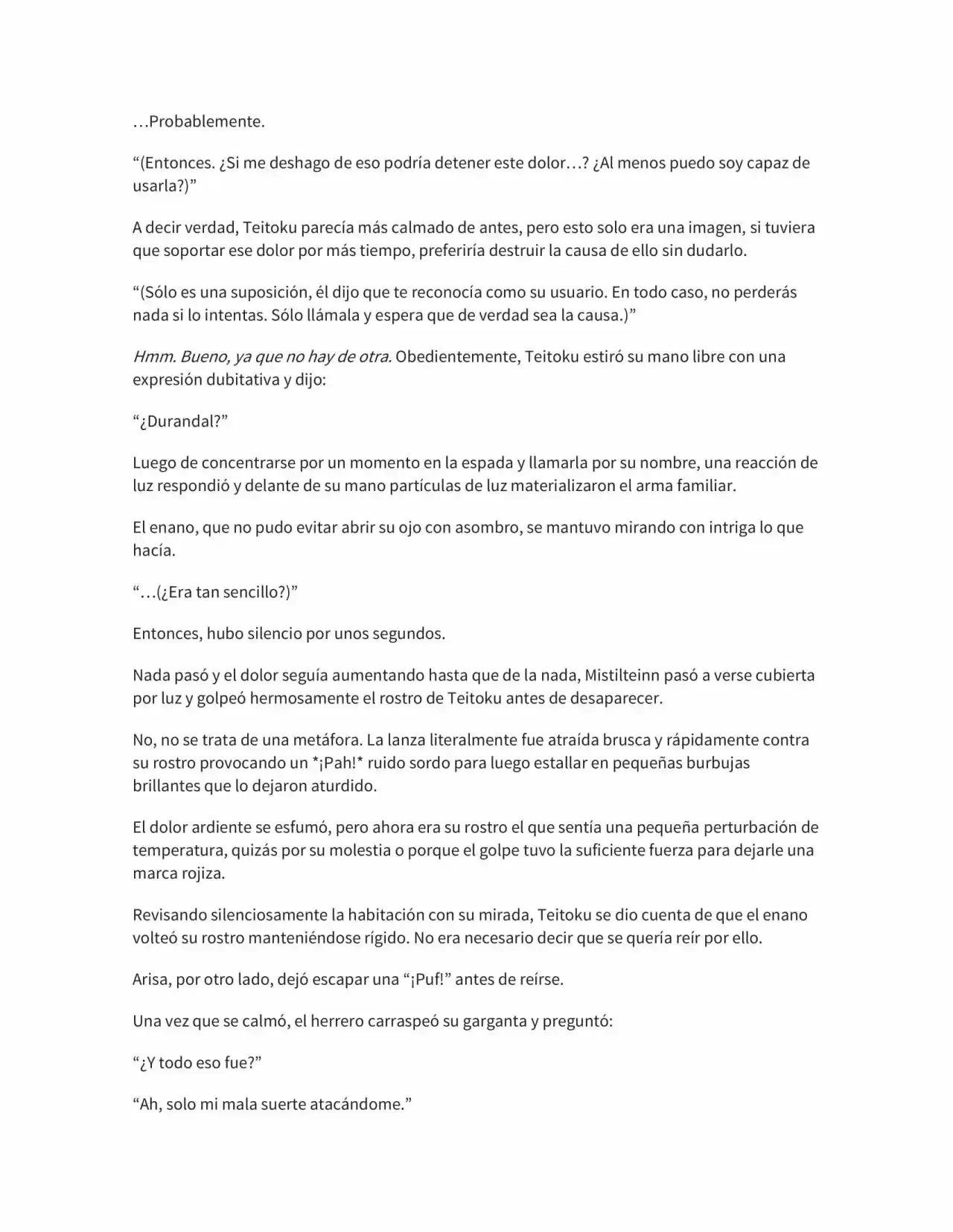 Isekai No Vigilant (Novela) - Capítulo 50 - Página 5 - LectorTMOo