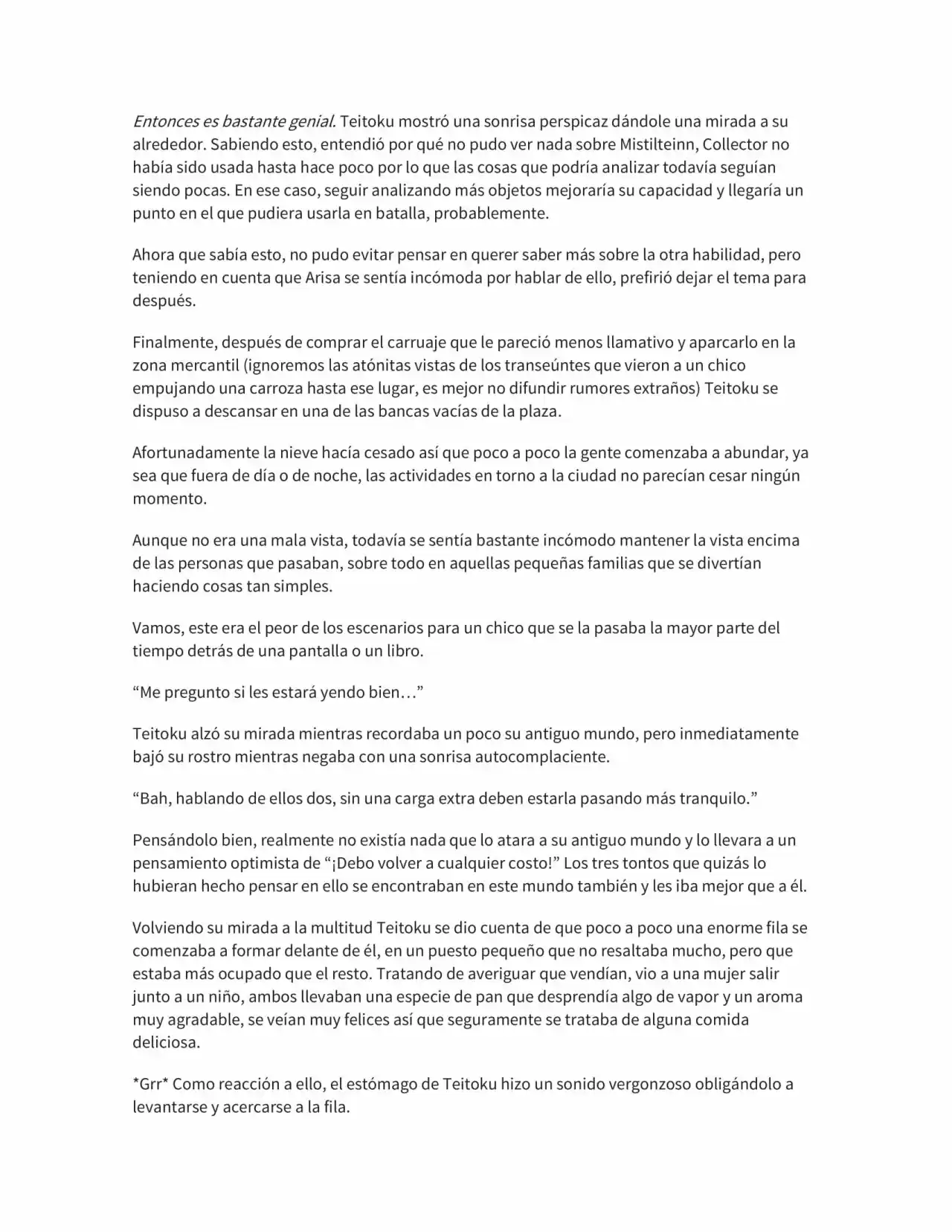 Isekai No Vigilant (Novela) - Capítulo 50 - Página 10 - LectorTMOo