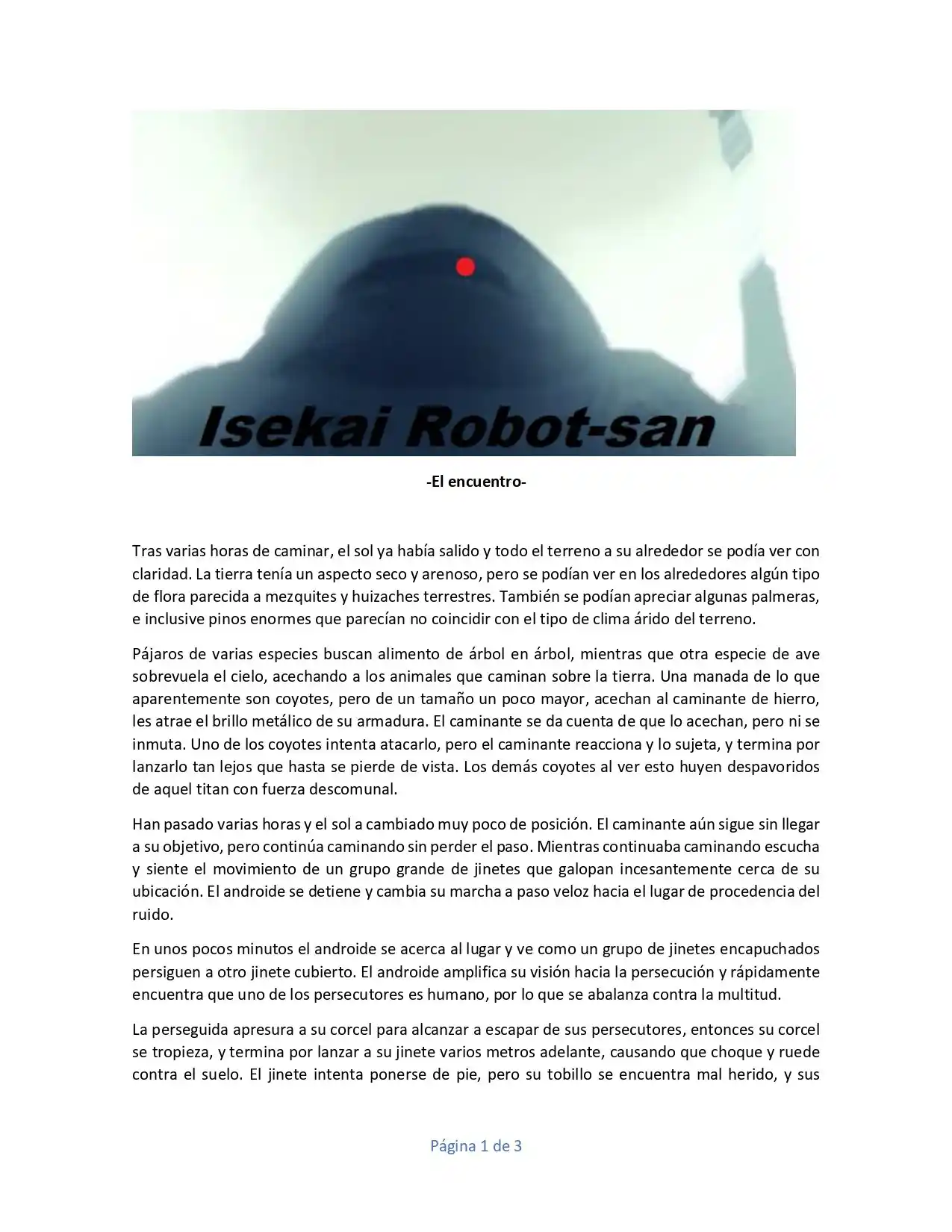 Isekai Robot-san (Novela) - Capítulo 2.10 - Página 1 - LectorTMOo
