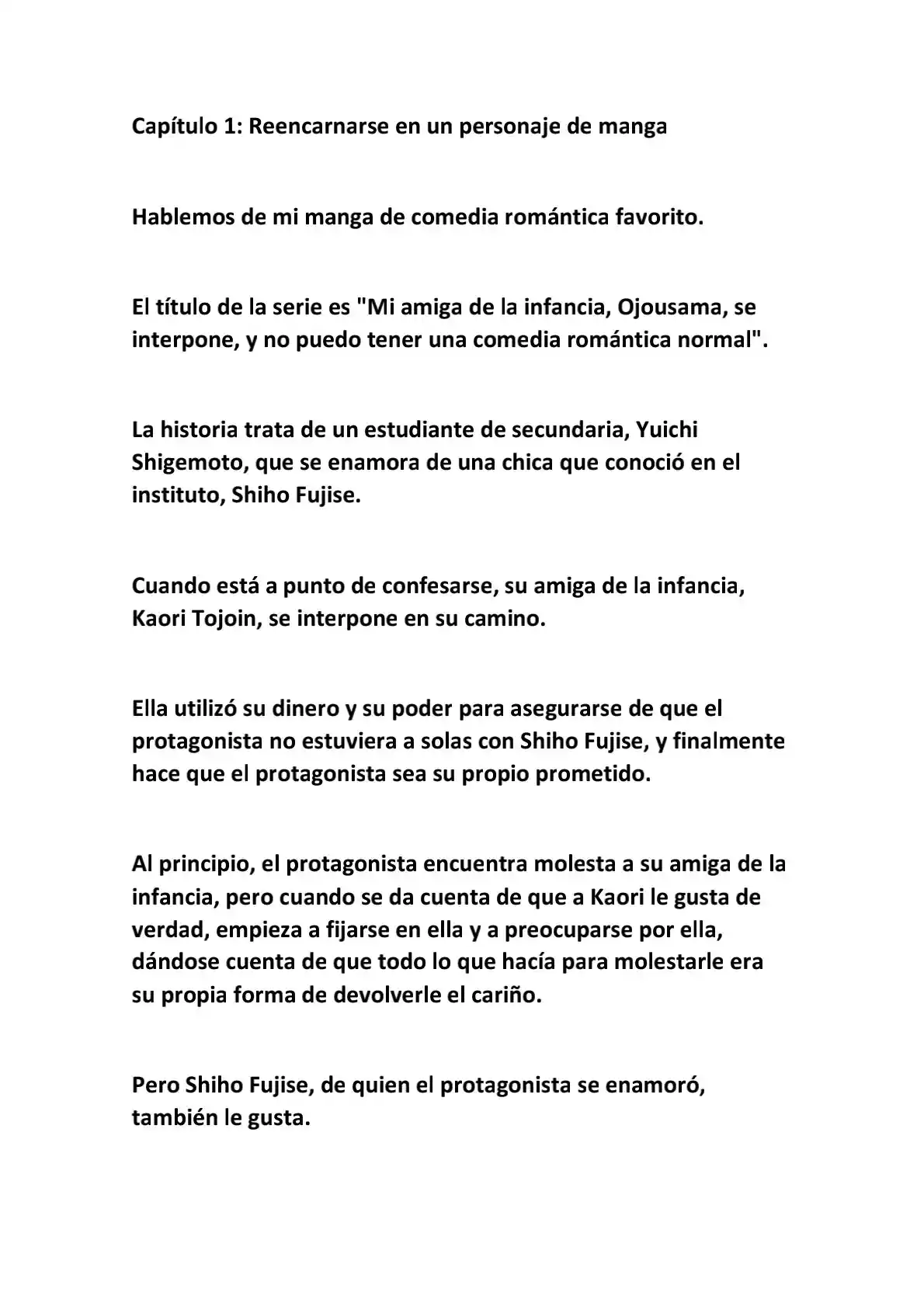Isekai Romcom (Web Novel) (Novela) - Capítulo 1 - Página 2 - LectorTMOo