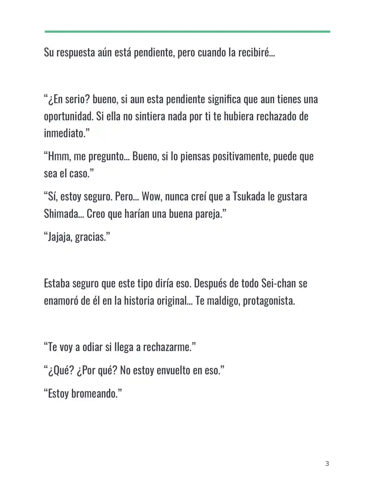 Isekai Romcom (Web Novel) (Novela) - Capítulo 16 - Página 3 - LectorTMOo