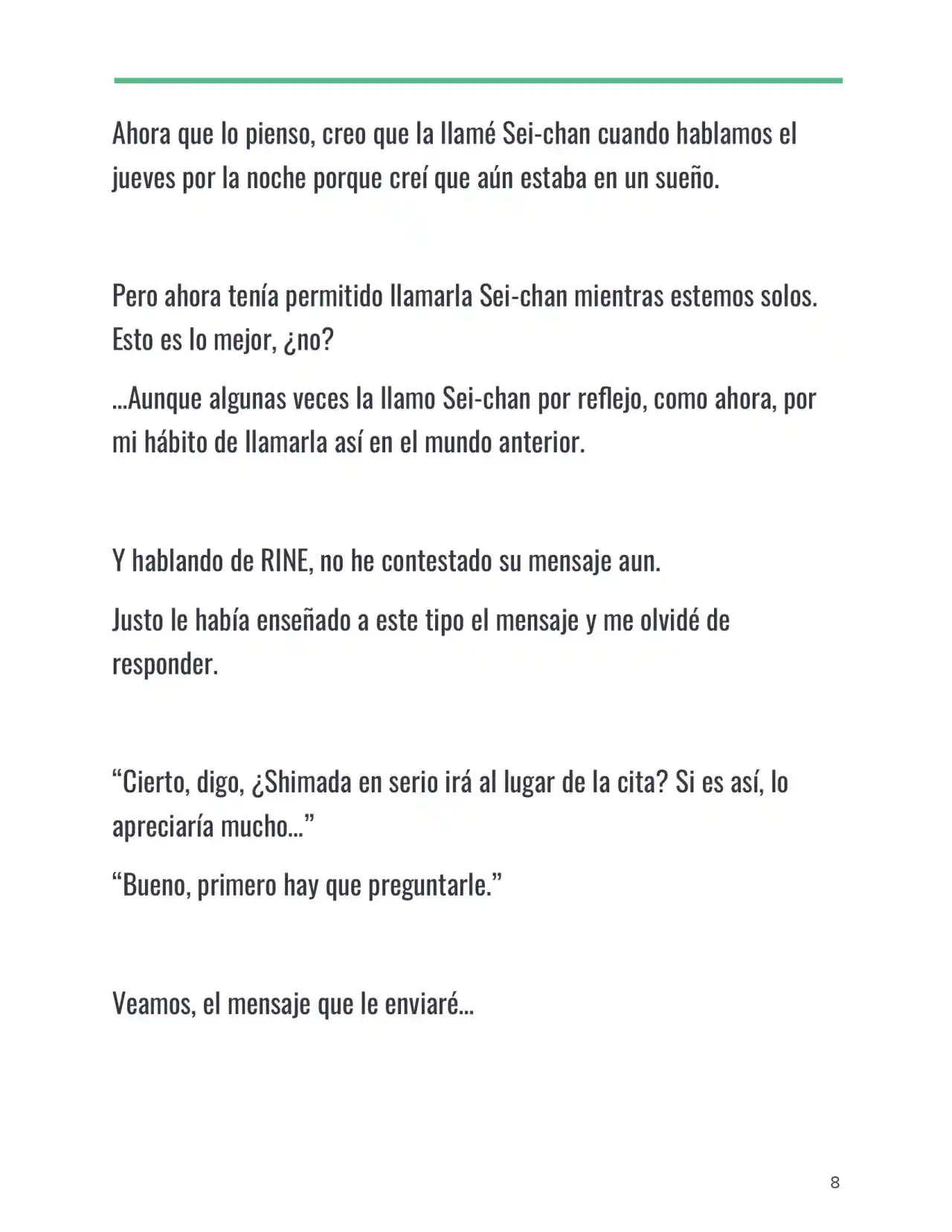 Isekai Romcom (Web Novel) (Novela) - Capítulo 16 - Página 8 - LectorTMOo