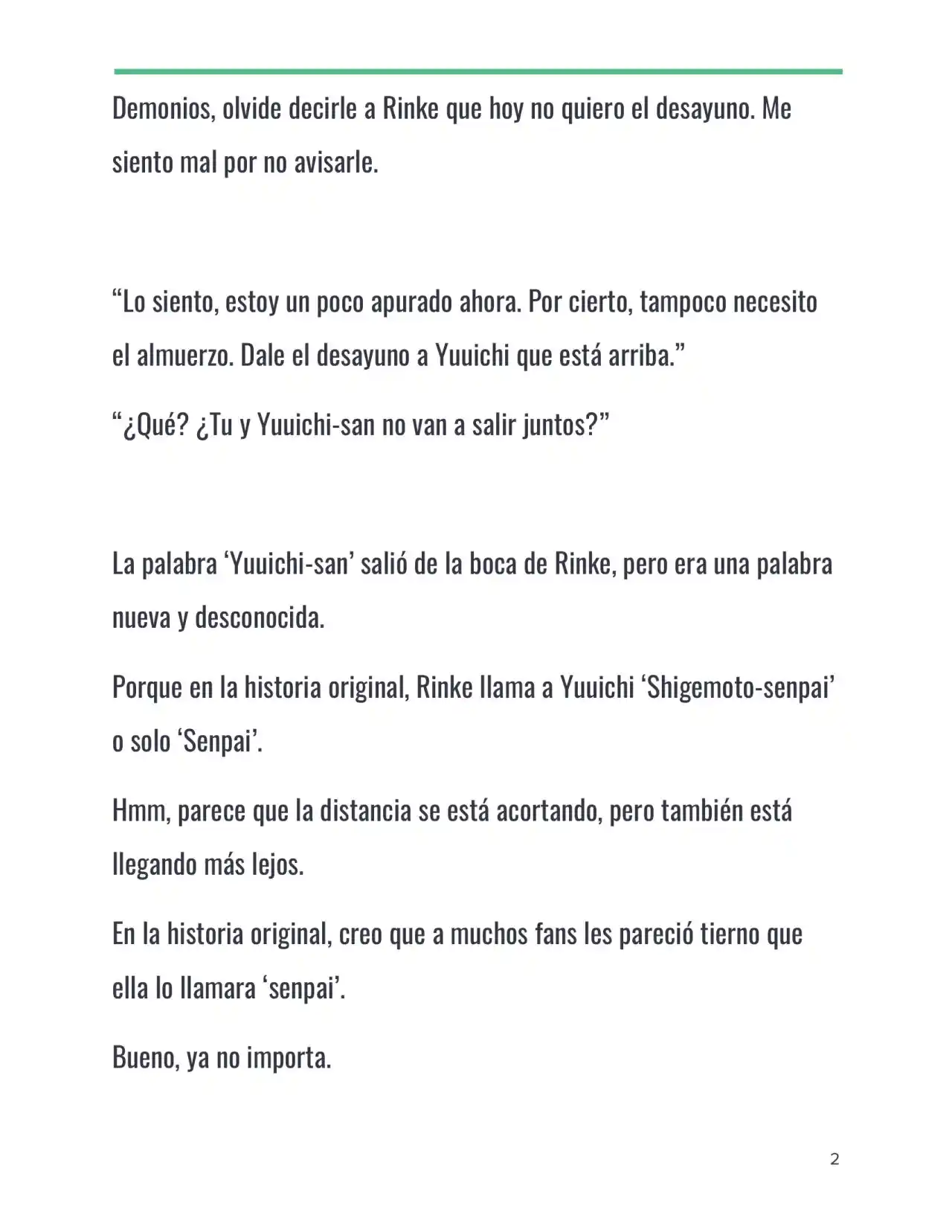 Isekai Romcom (Web Novel) (Novela) - Capítulo 21 - Página 2 - LectorTMOo