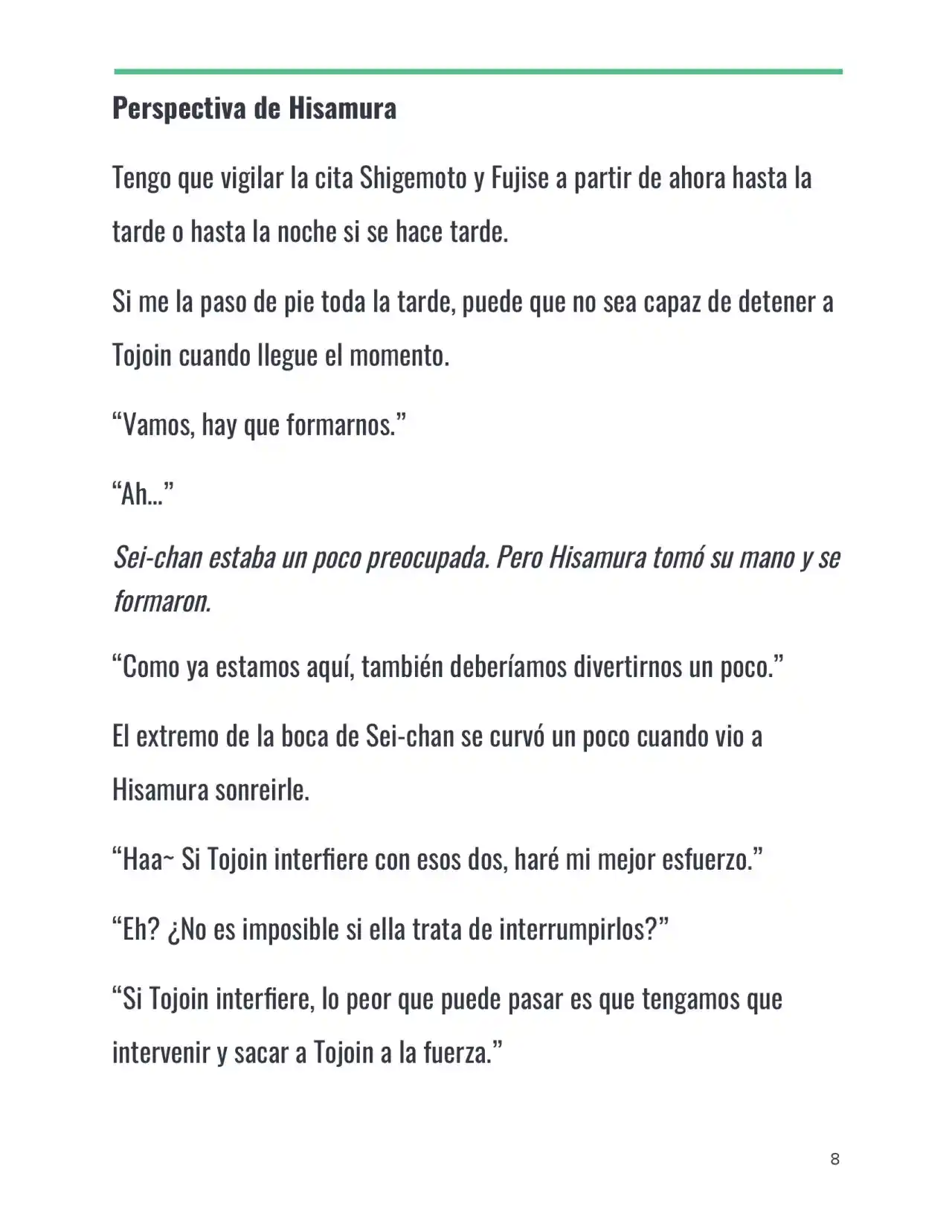 Isekai Romcom (Web Novel) (Novela) - Capítulo 25 - Página 8 - LectorTMOo