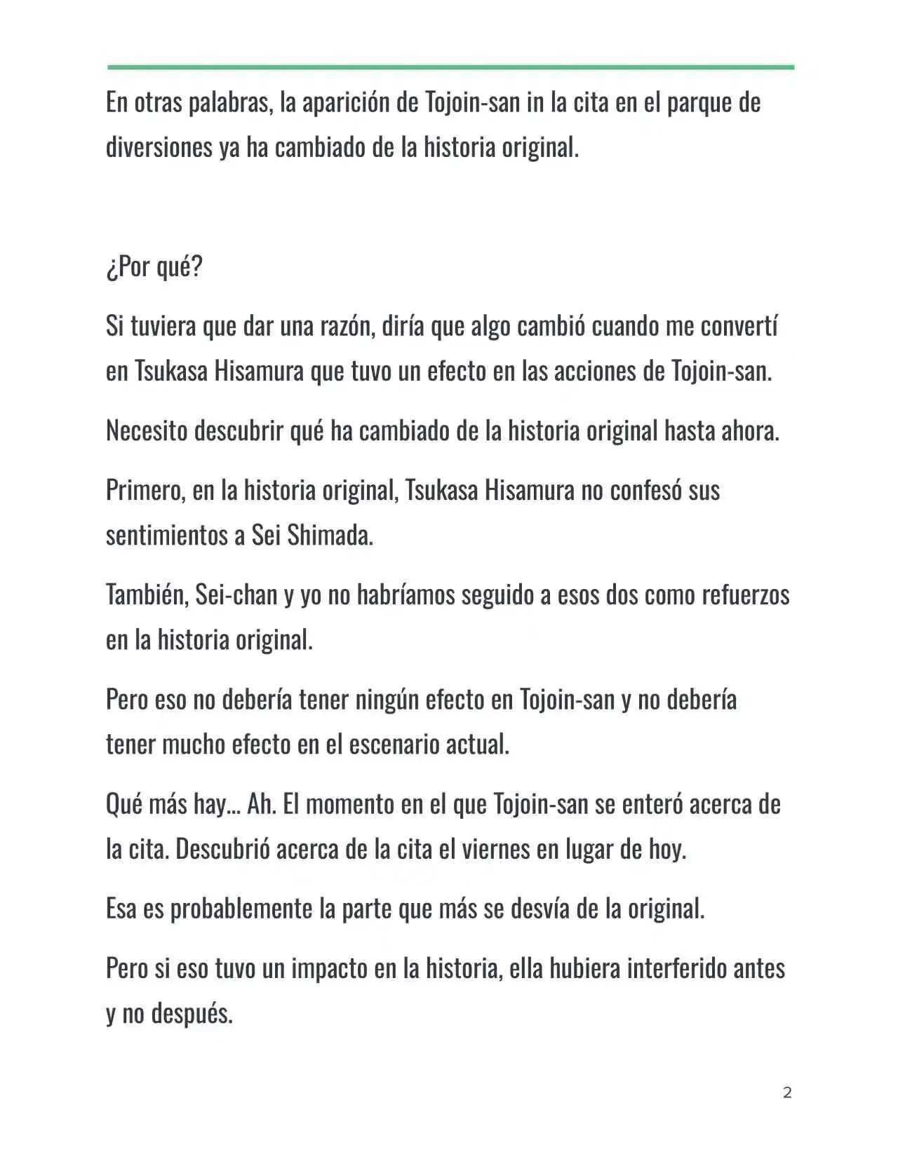 Isekai Romcom (Web Novel) (Novela) - Capítulo 29 - Página 2 - LectorTMOo