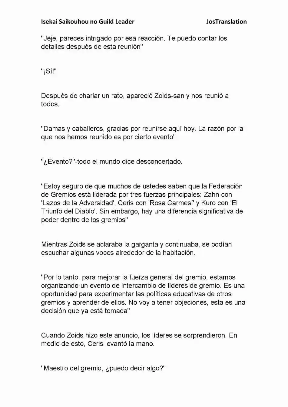 Isekai Saikouhou No Guild Leader (Novela) - Capítulo 26 - Página 6 - LectorTMOo