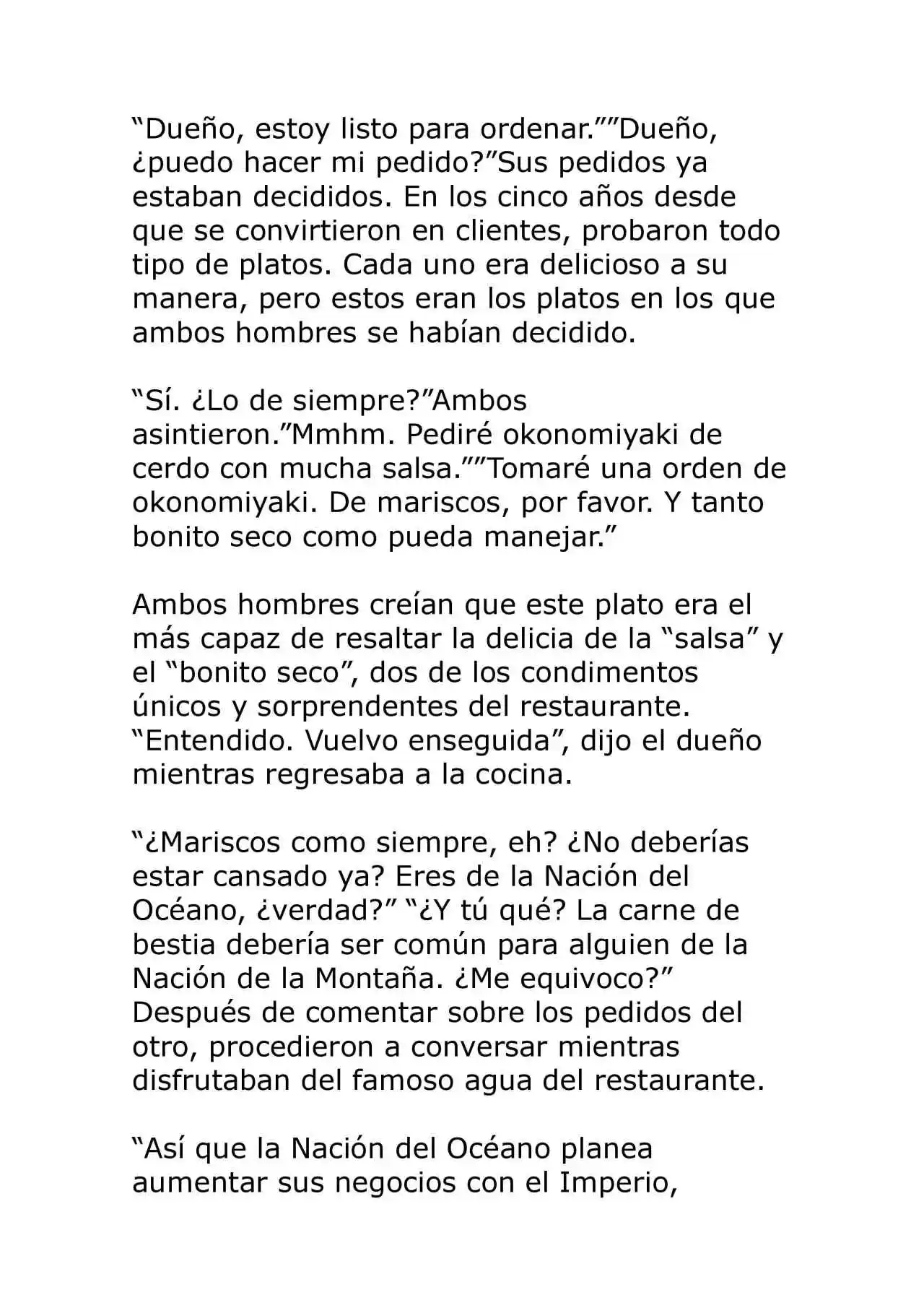 Isekai Shokudou (Novela) (Novela) - Capítulo 10 - Página 5 - LectorTMOo