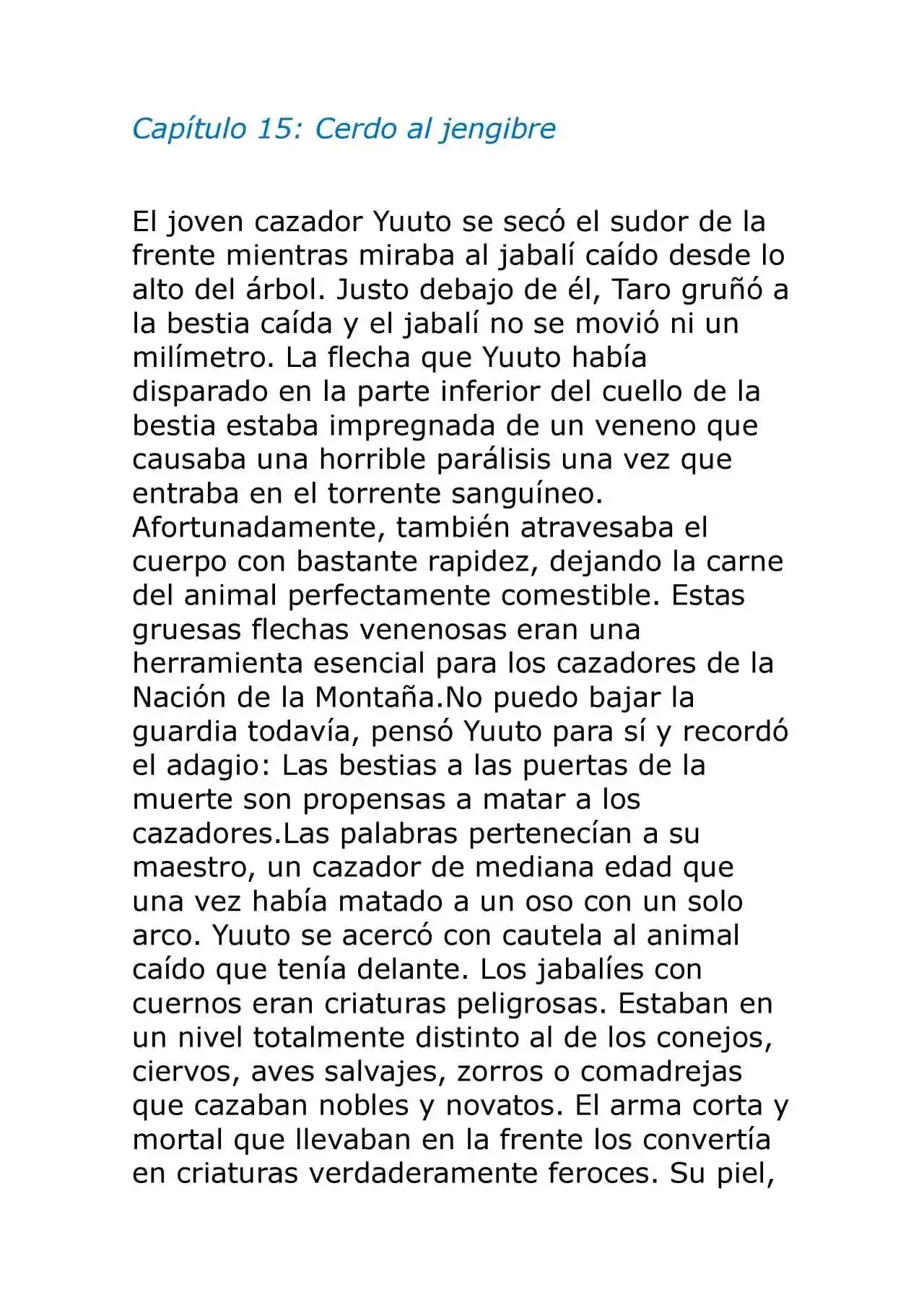 Isekai Shokudou (Novela) (Novela) - Capítulo 15 - Página 1 - LectorTMOo