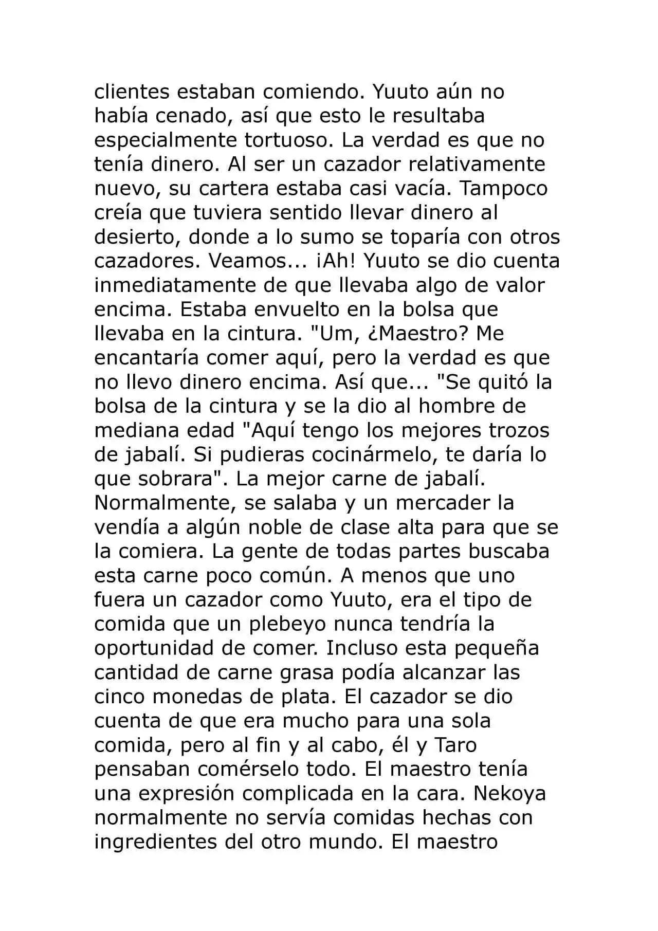 Isekai Shokudou (Novela) (Novela) - Capítulo 15 - Página 10 - LectorTMOo